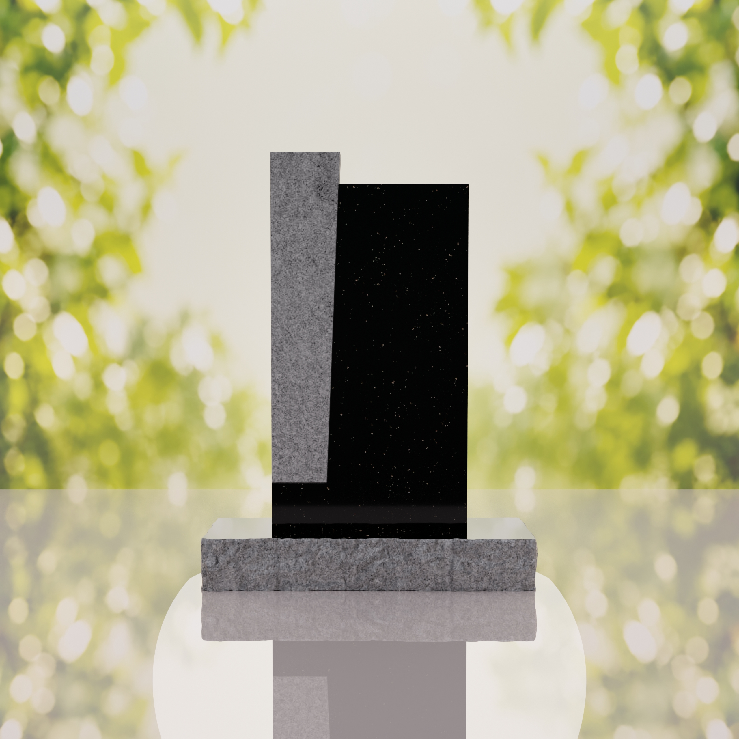 Modern Jewish Granite Memorial Headstone thumbnail 15