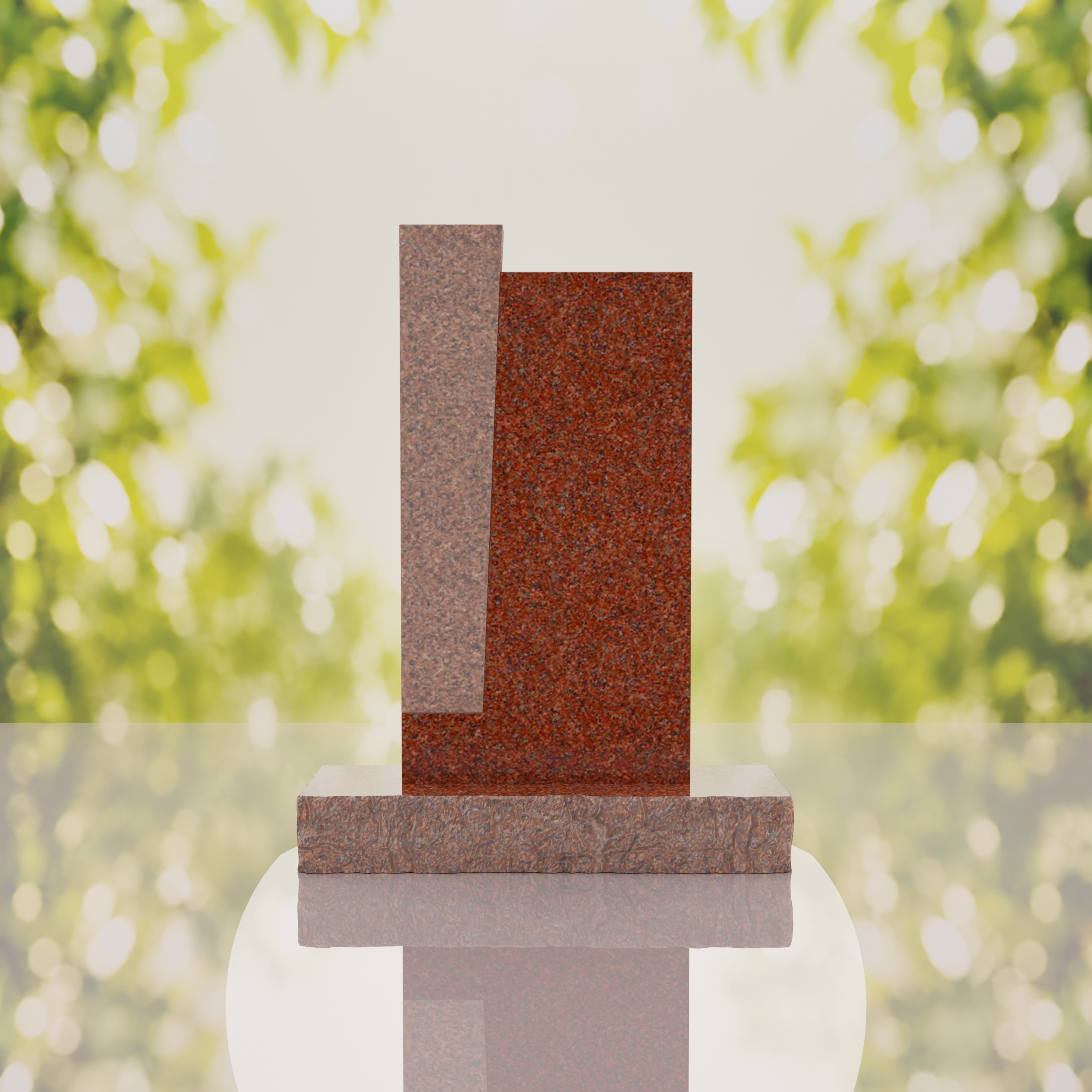 Modern Jewish Granite Memorial Headstone thumbnail 3
