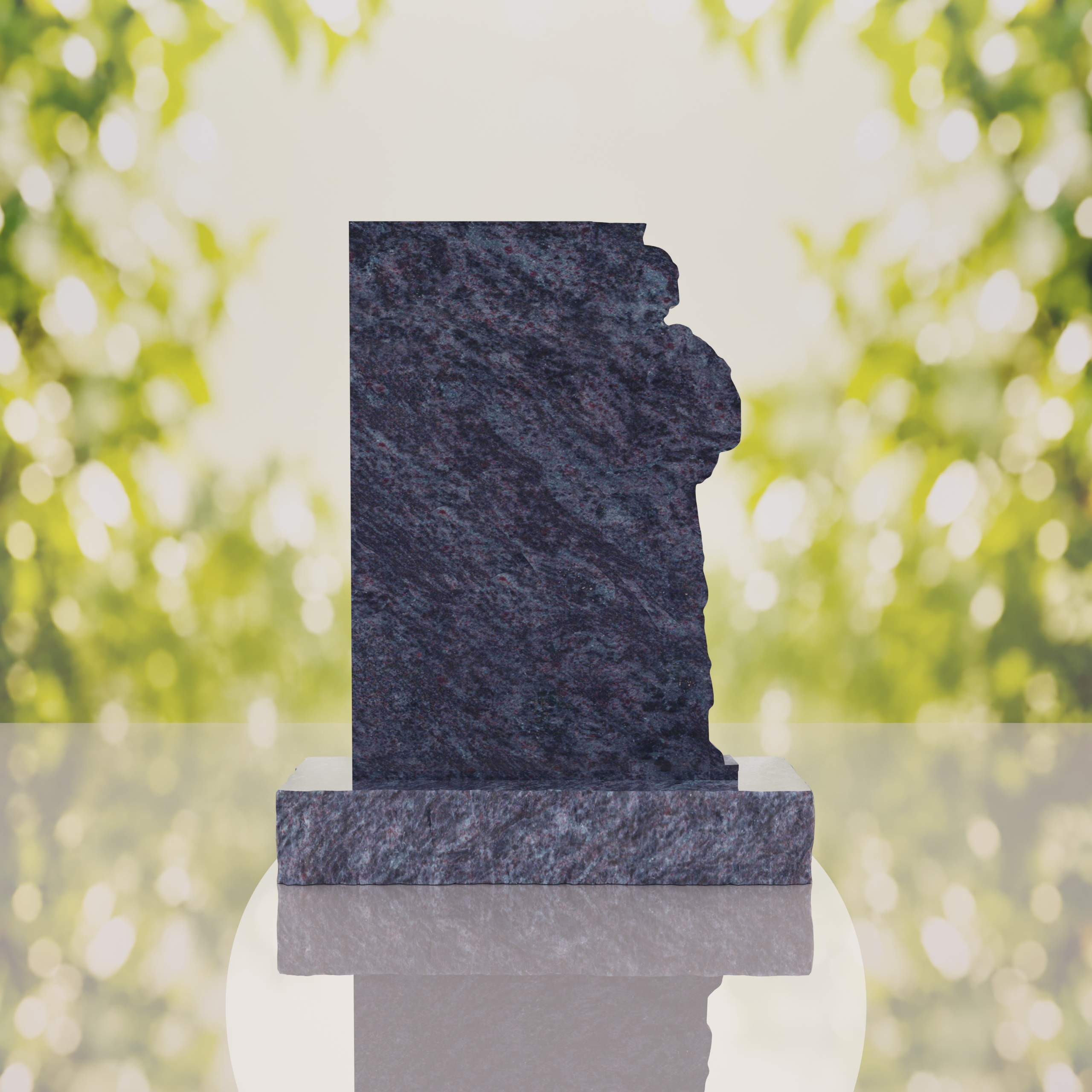 Guardian Soldier Granite Memorial Headstone thumbnail 10