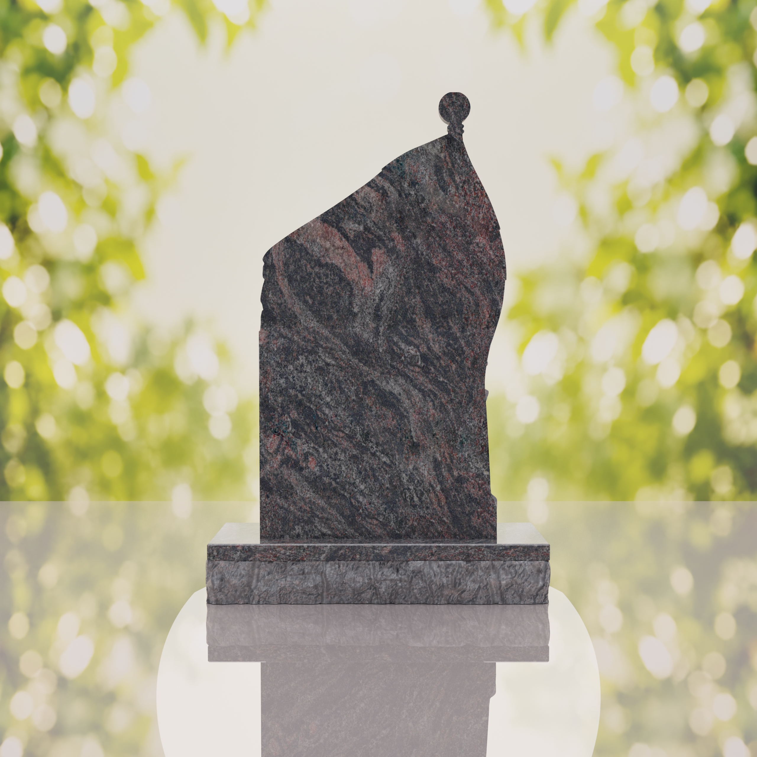 Patriotic Soldier Granite Memorial Headstone thumbnail 6