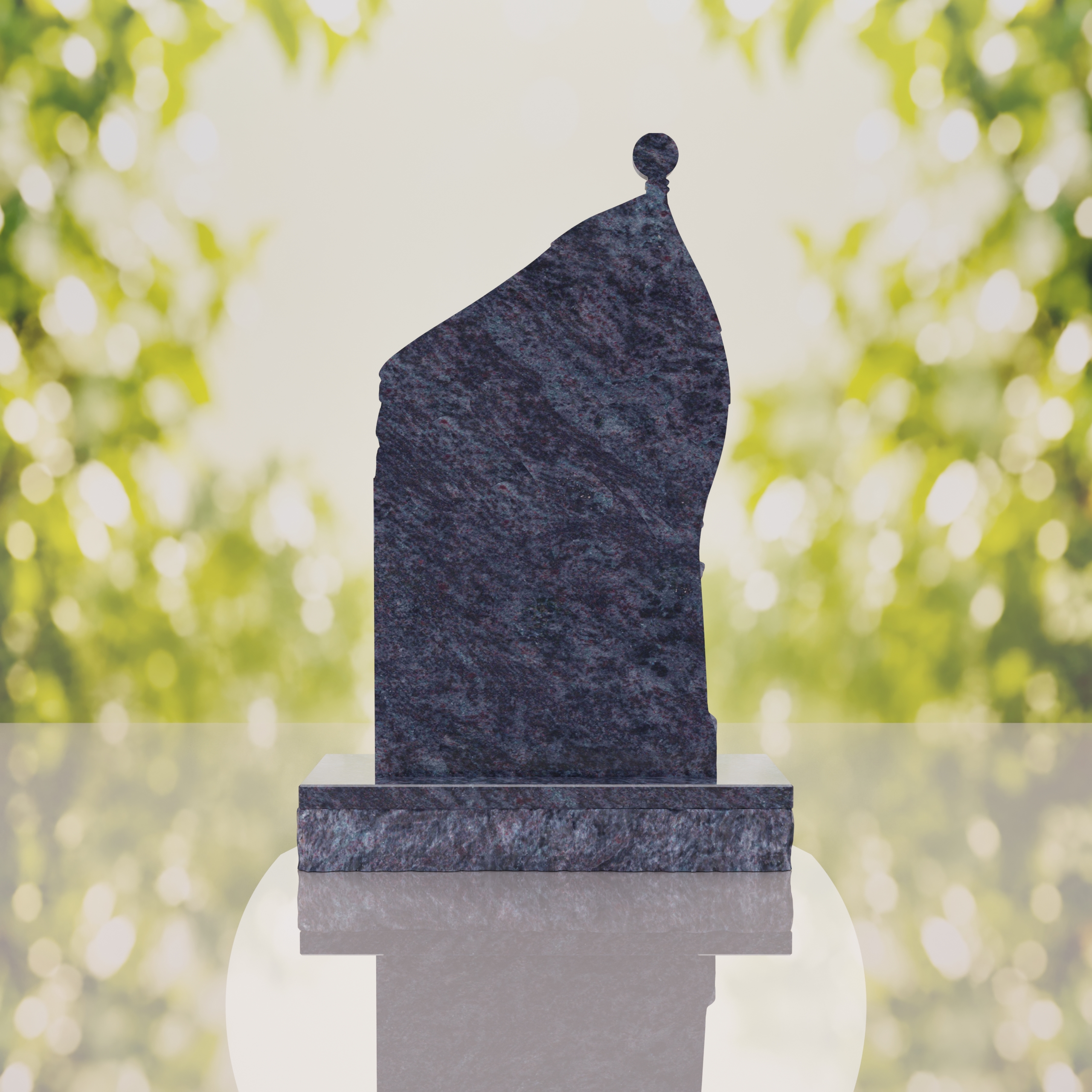 Patriotic Soldier Granite Memorial Headstone thumbnail 9
