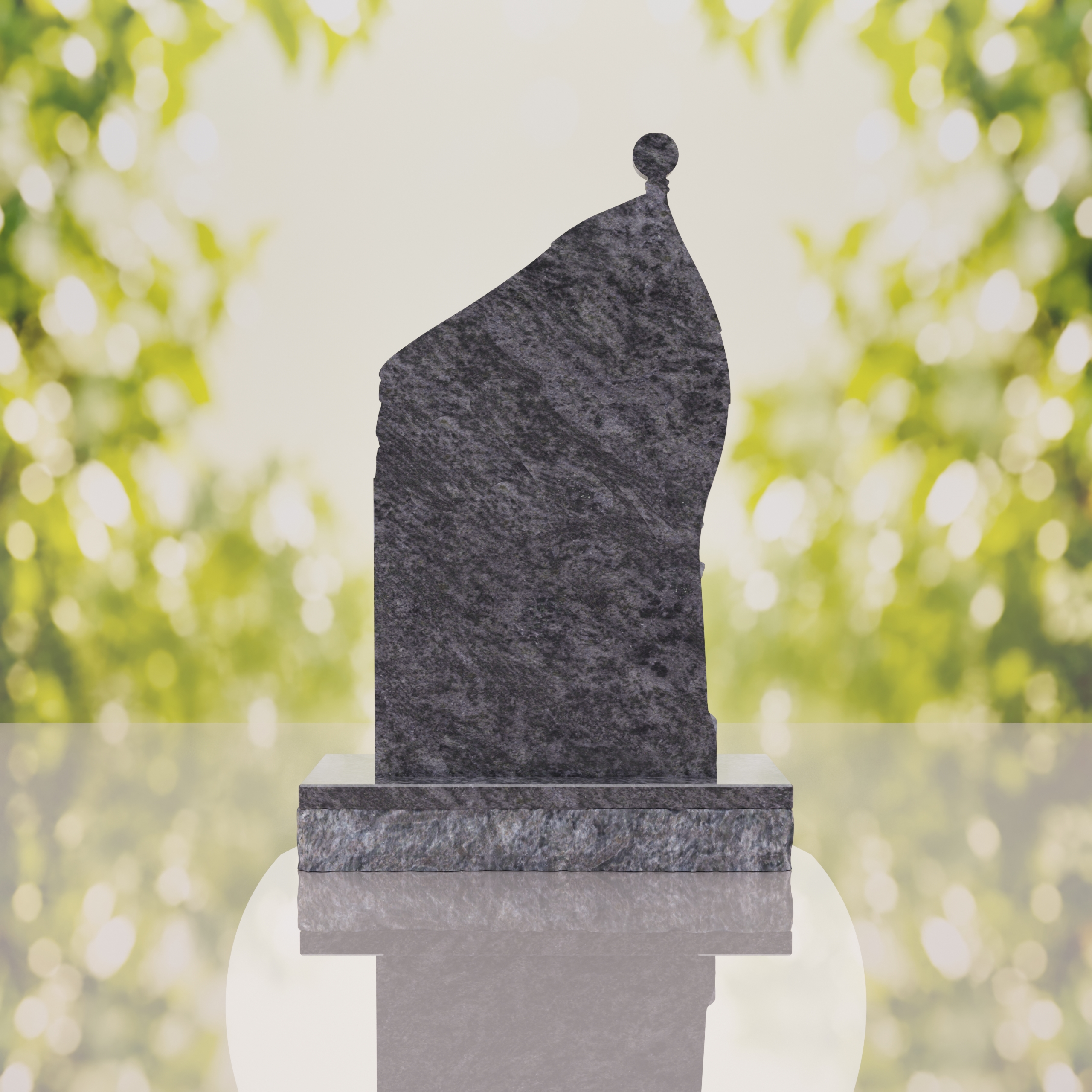 Patriotic Soldier Granite Memorial Headstone thumbnail 12