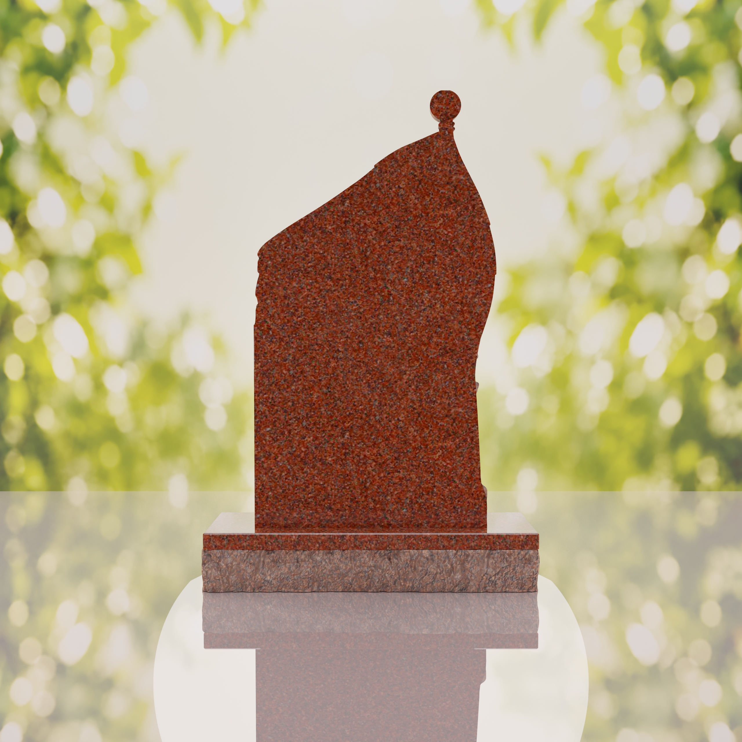 Patriotic Soldier Granite Memorial Headstone thumbnail 3