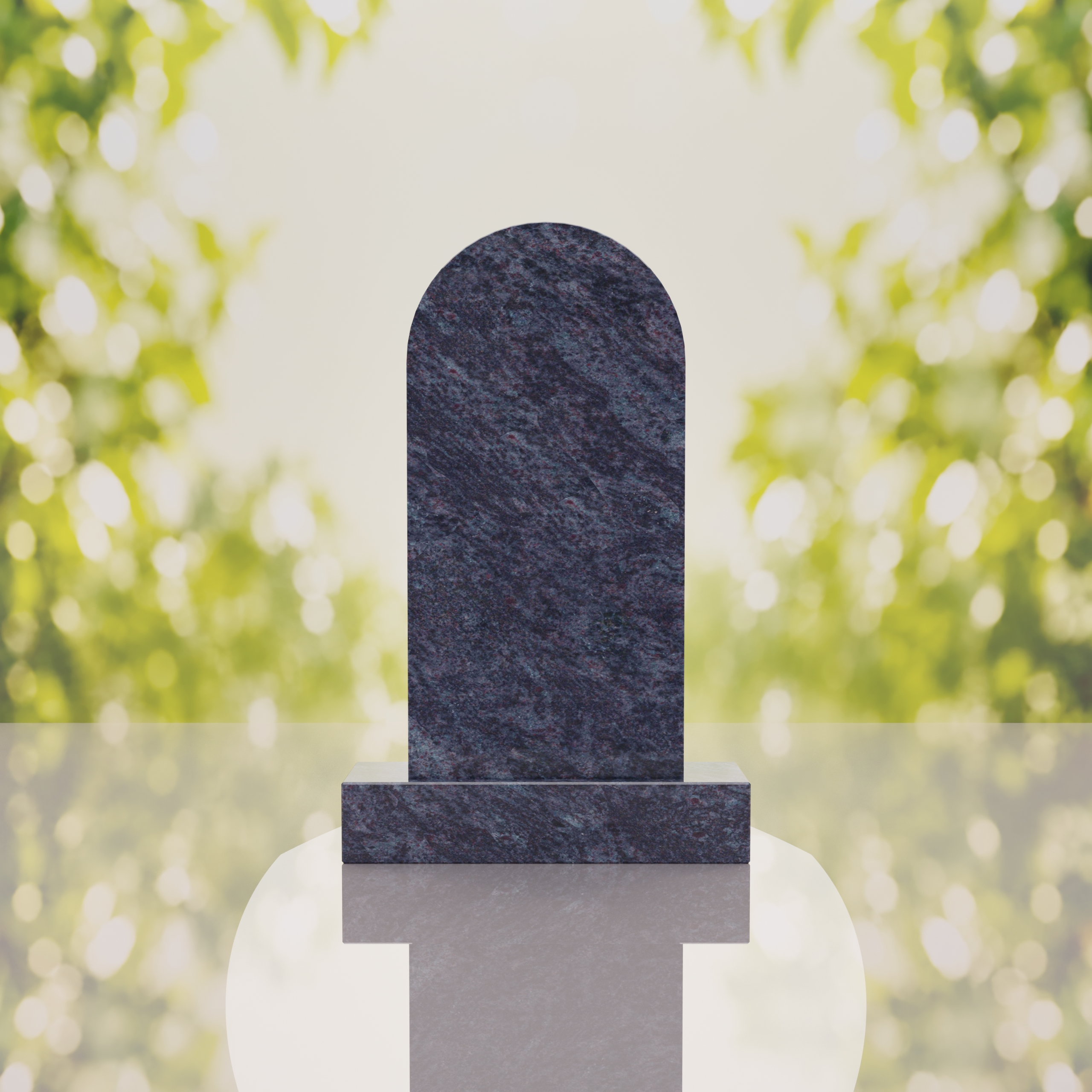 Sacred Heart of Jesus Catholic Granite Headstone thumbnail 9