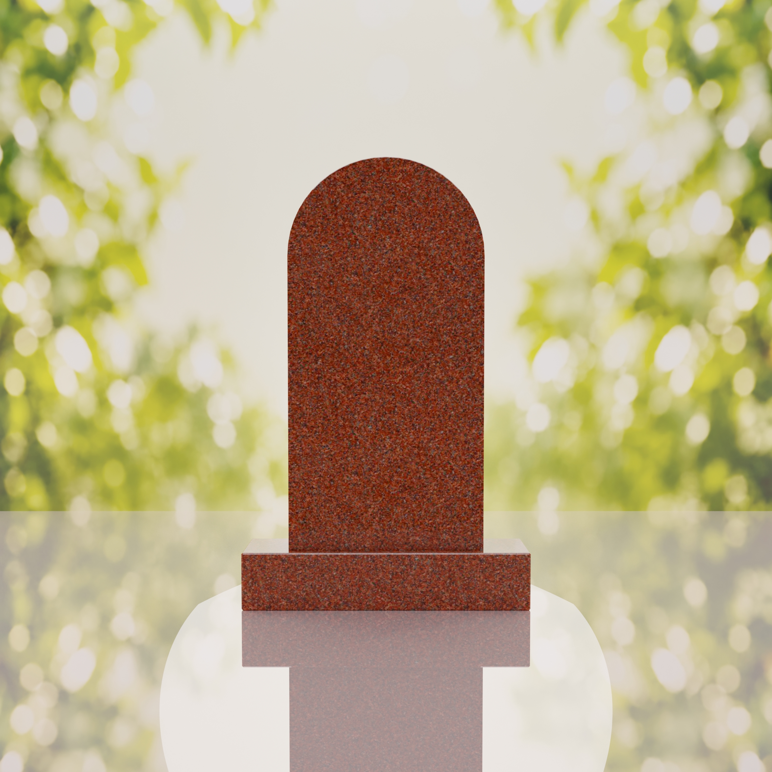 Sacred Heart of Jesus Catholic Granite Headstone thumbnail 15