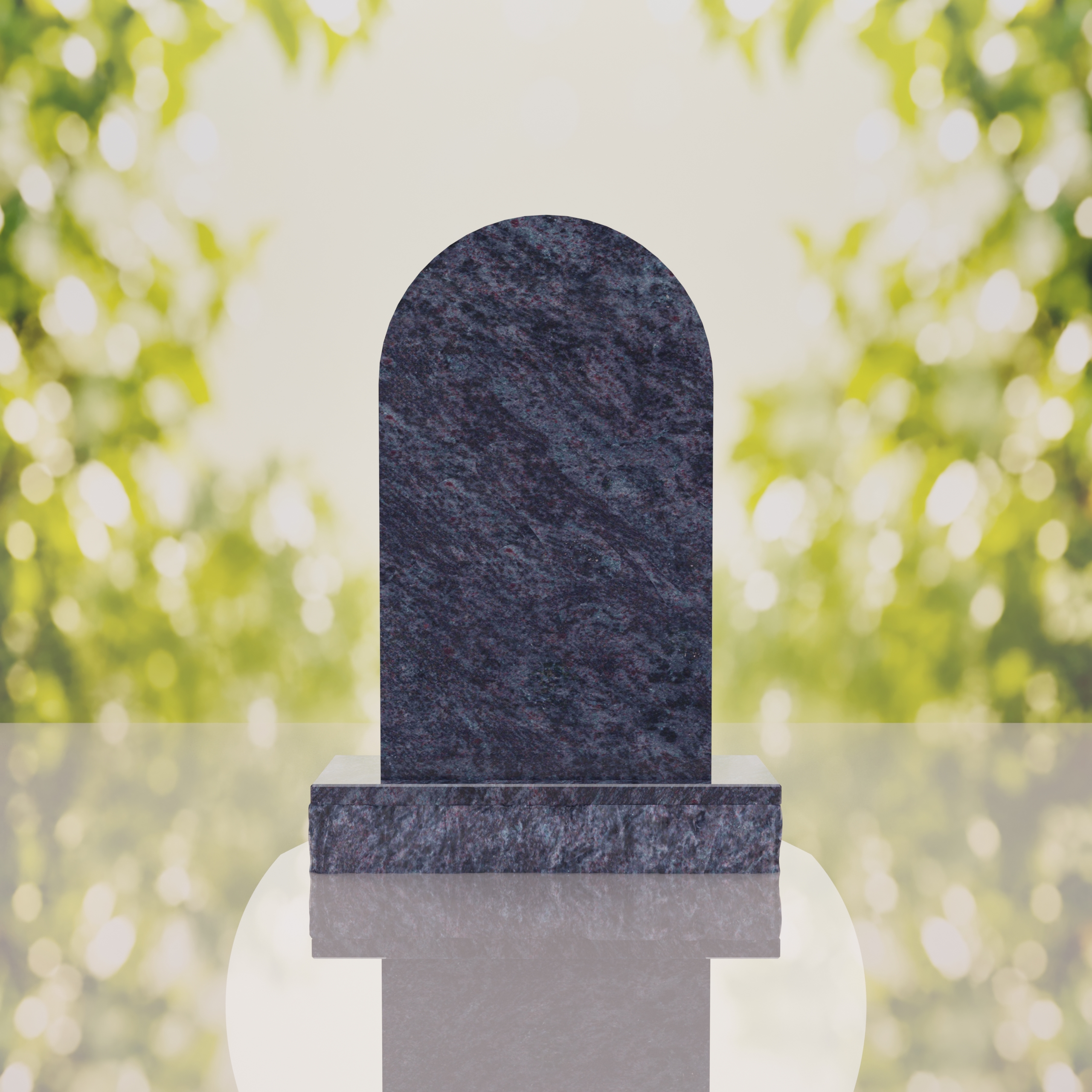 Our Lady of Guadalupe Catholic Granite Headstone thumbnail 12
