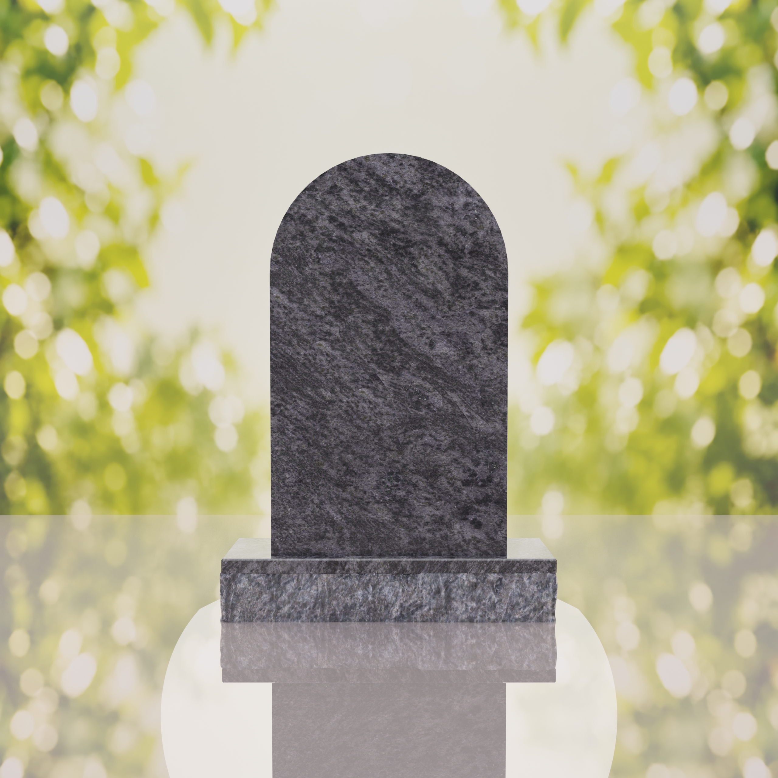Our Lady of Guadalupe Catholic Granite Headstone thumbnail 9