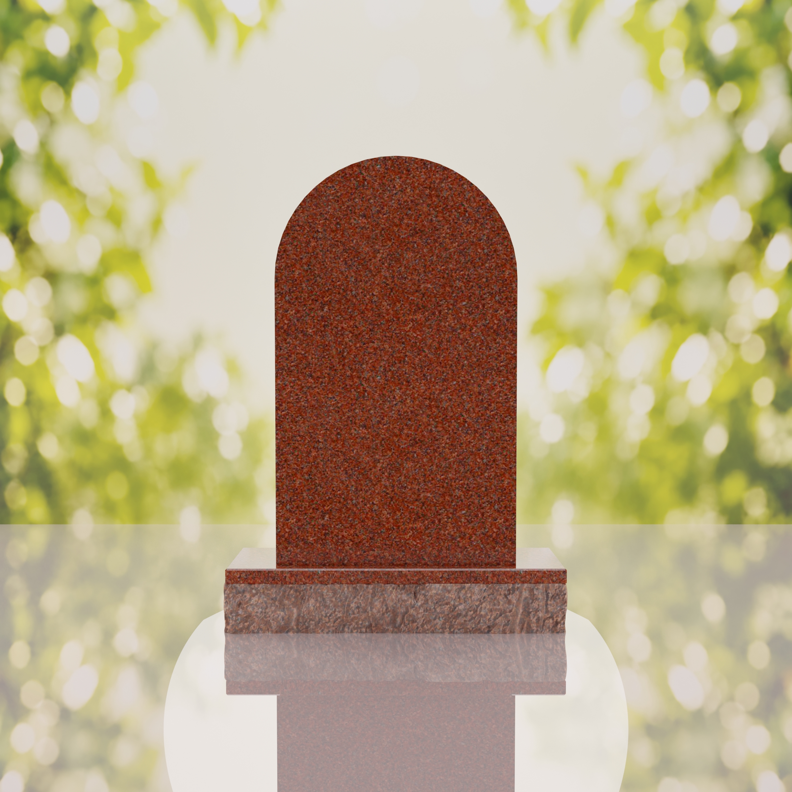 Our Lady of Guadalupe Catholic Granite Headstone thumbnail 6