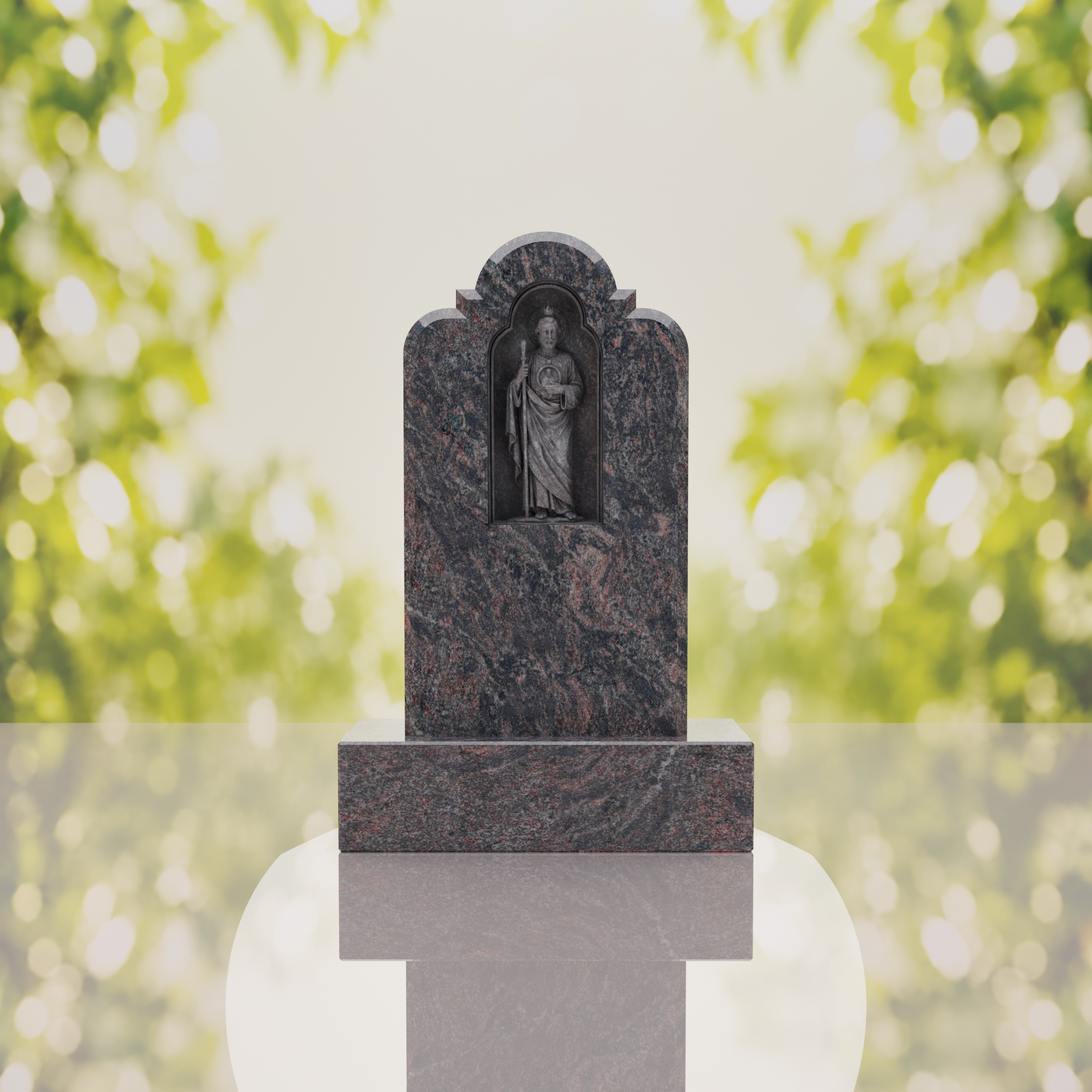 St. Jude Granite Headstone thumbnail 14