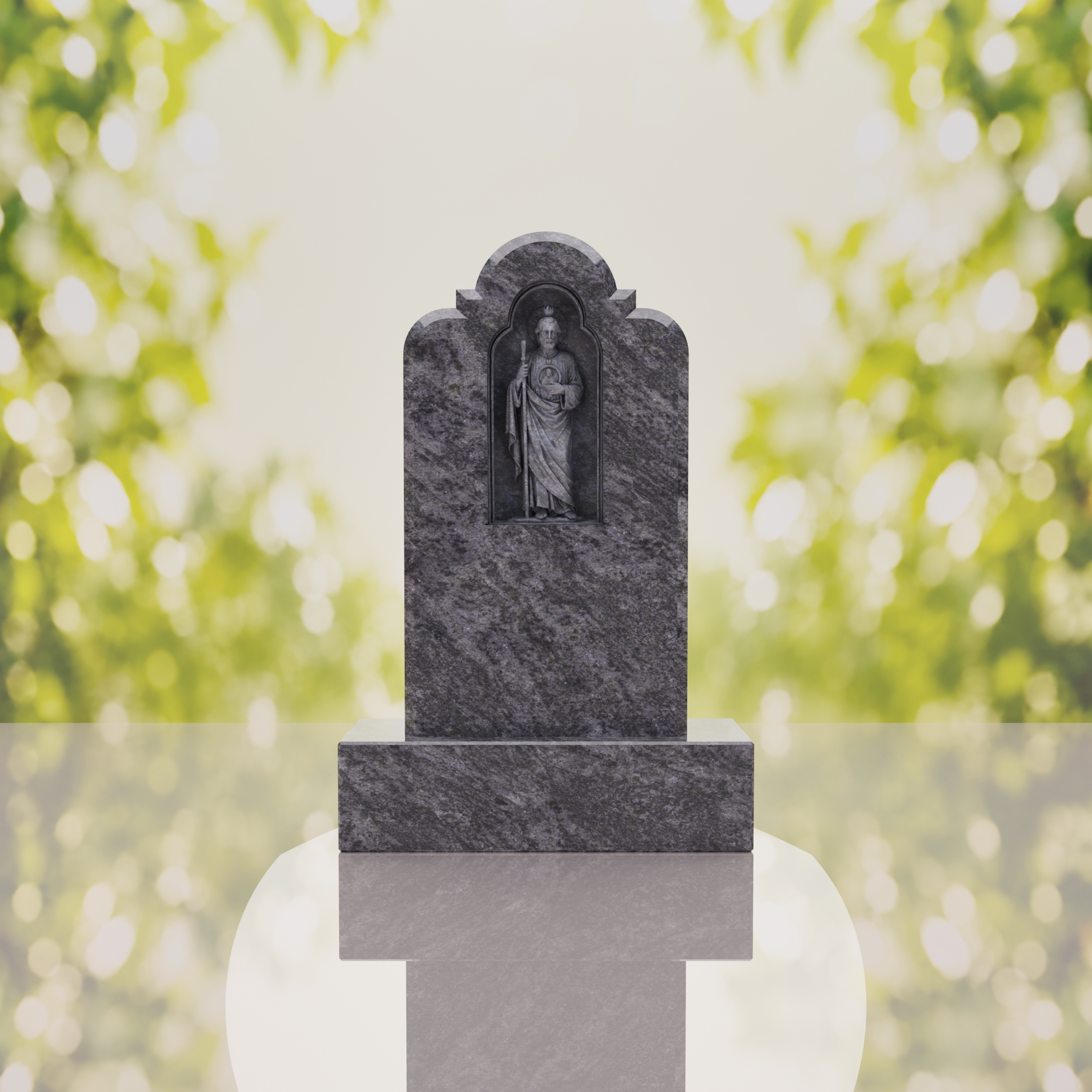 St. Jude Granite Headstone thumbnail 2