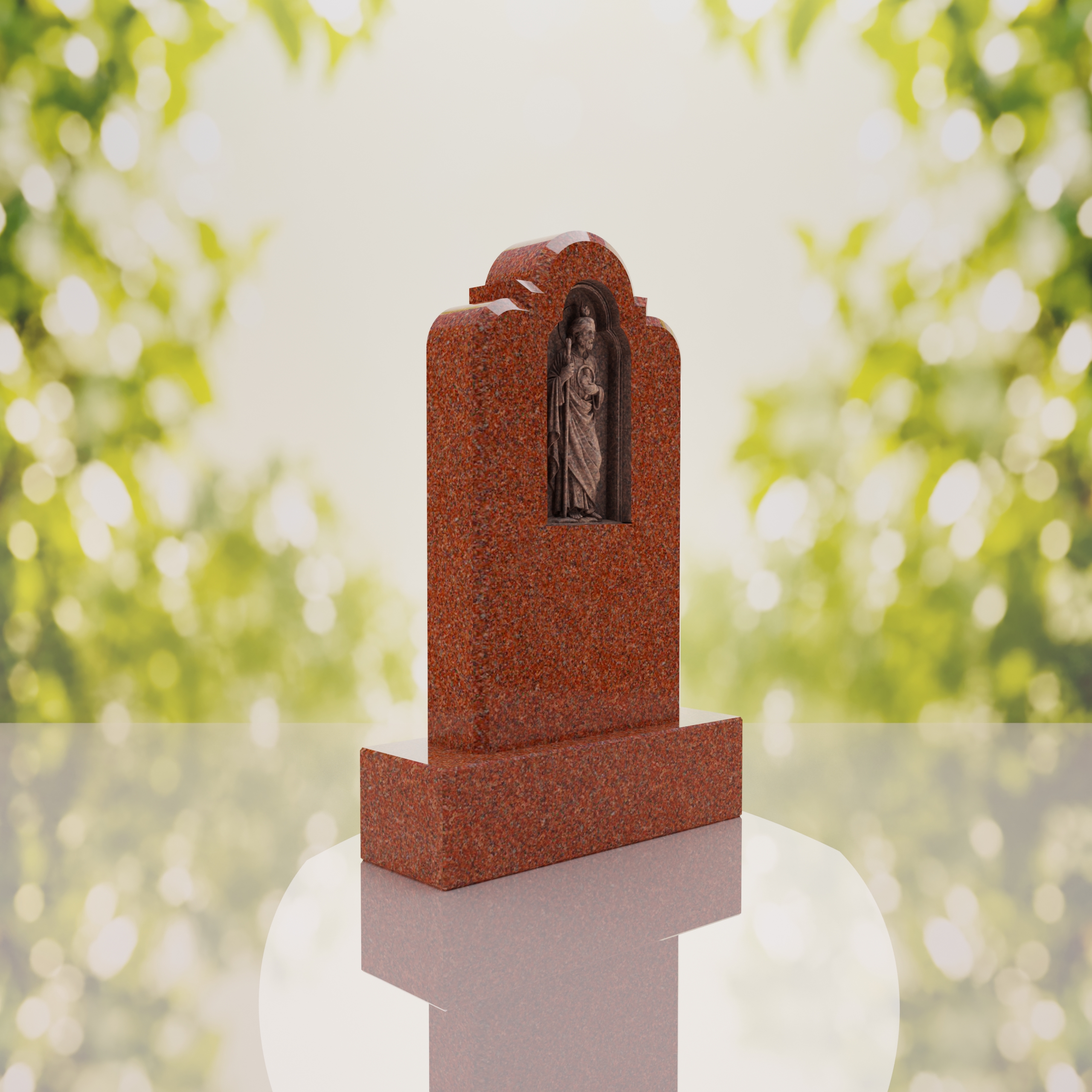 St. Jude Granite Headstone thumbnail 4