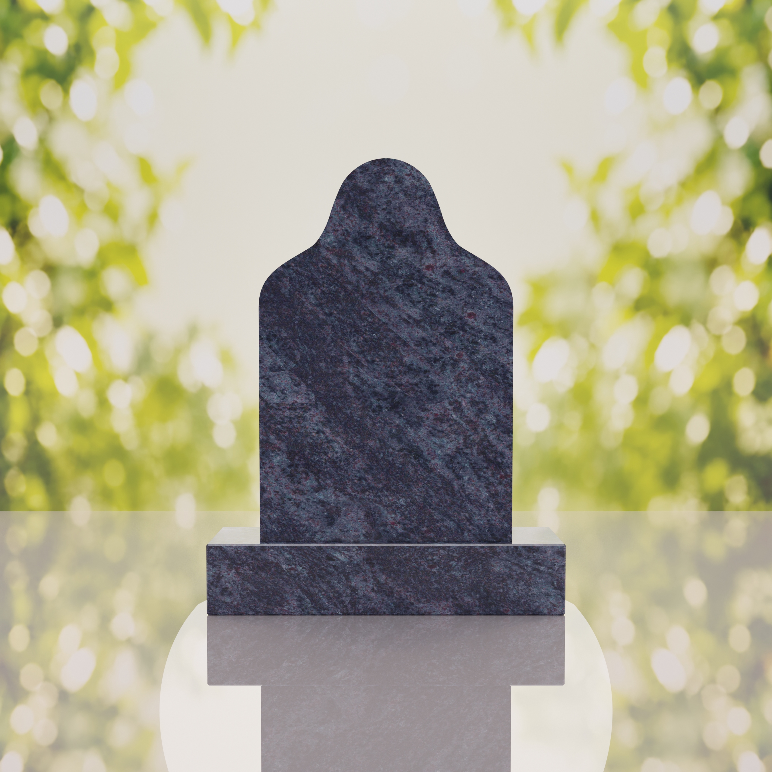 Sacred Heart of Jesus Catholic Granite Headstone thumbnail 9