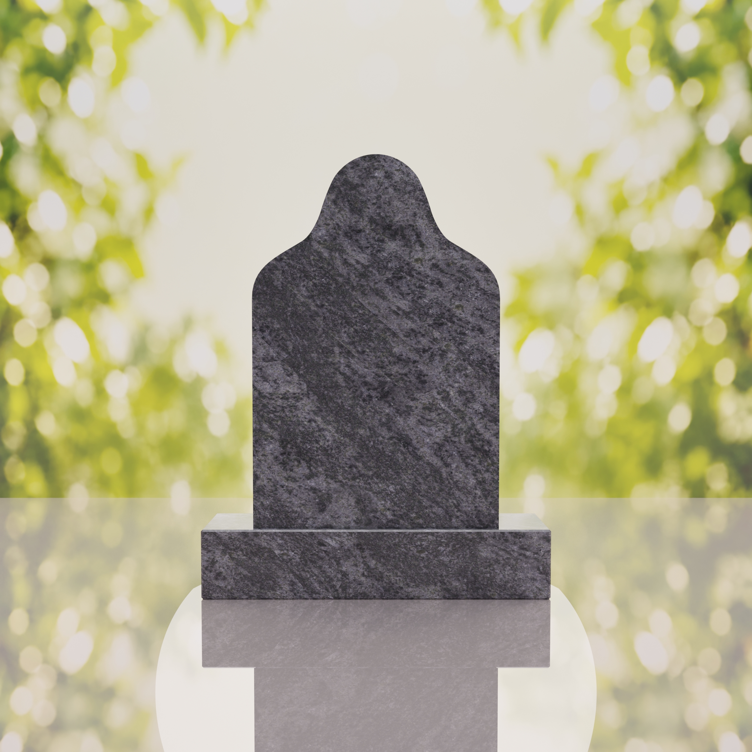 Sacred Heart of Jesus Catholic Granite Headstone thumbnail 6