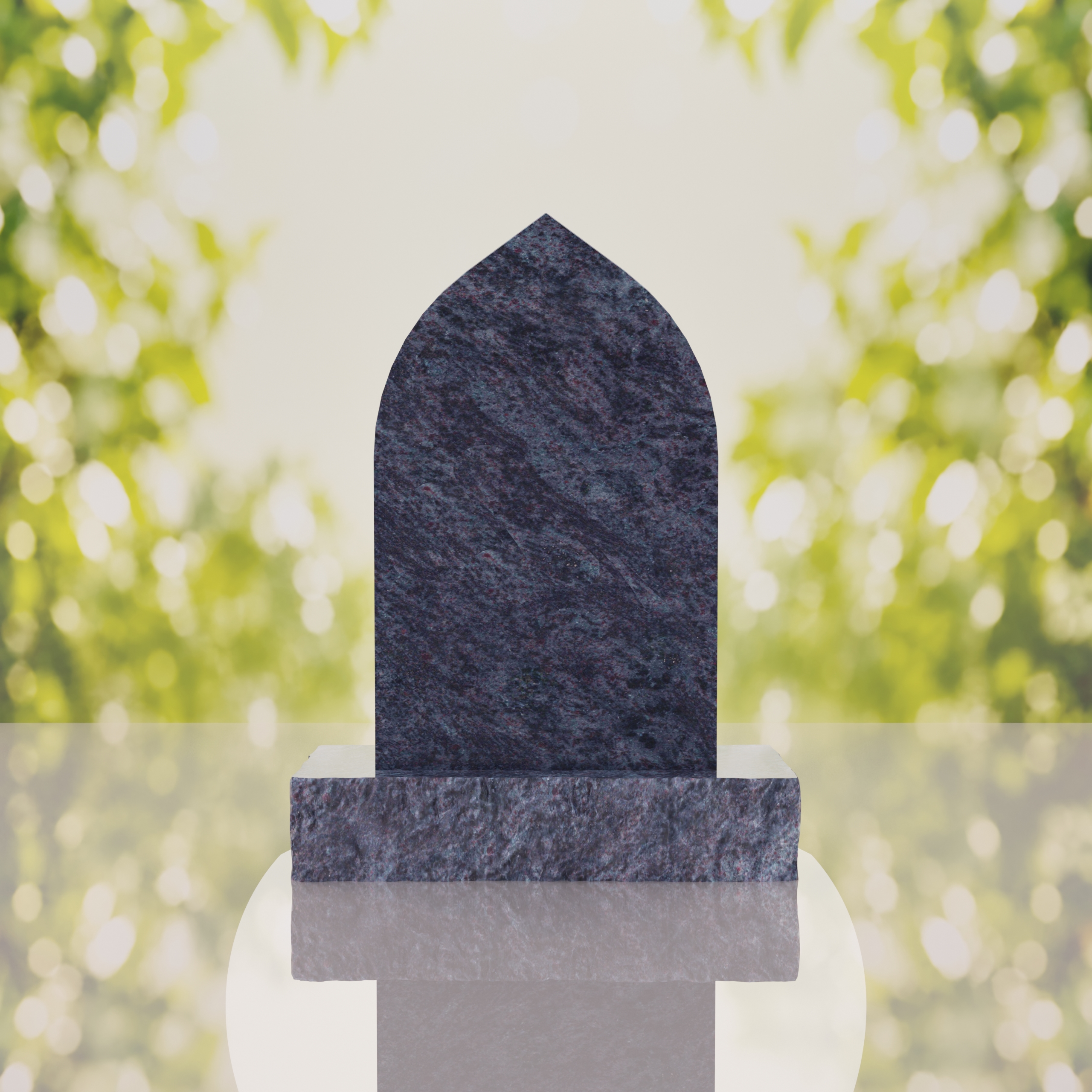 Our Lady of Grace Catholic Granite Headstone thumbnail 12