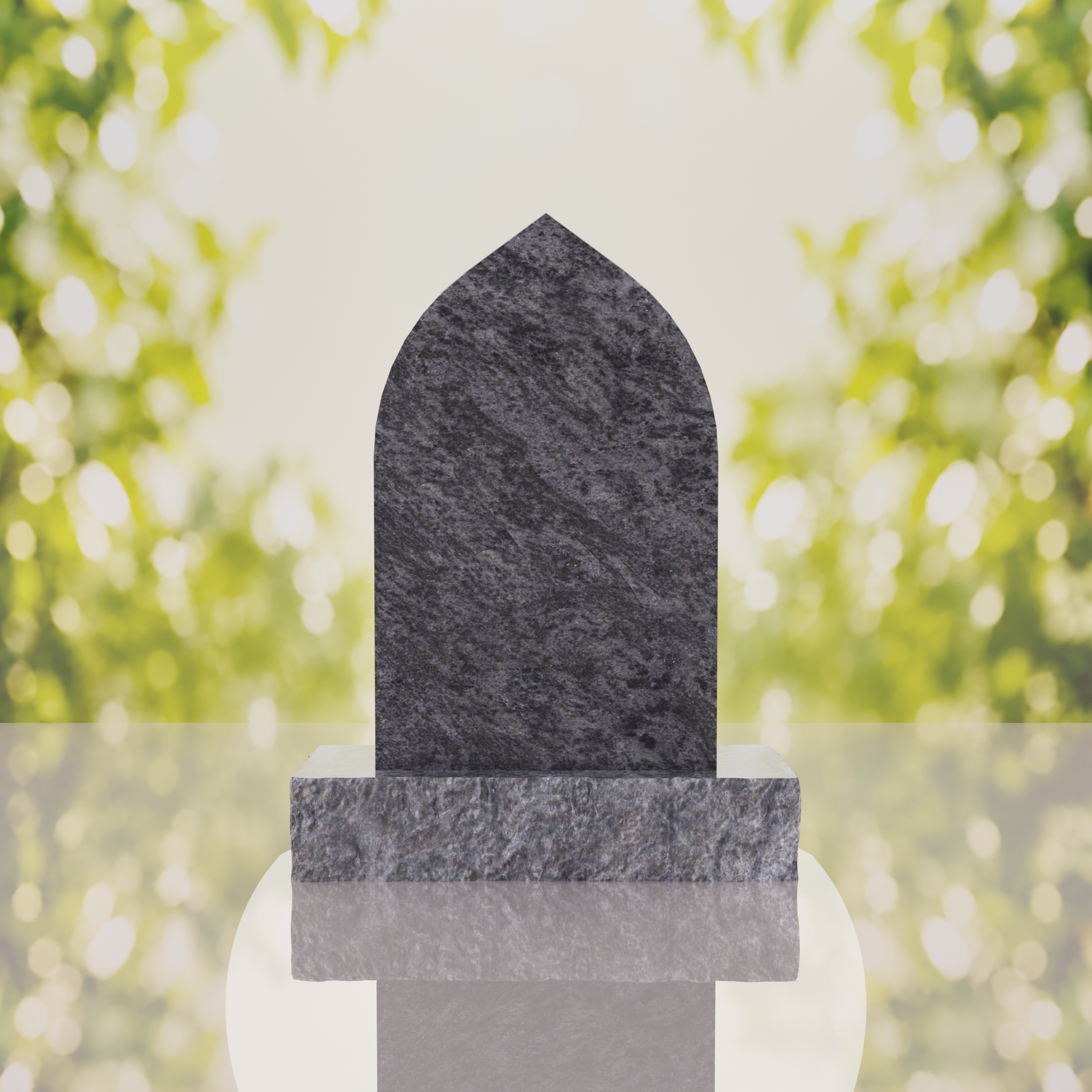 Our Lady of Grace Catholic Granite Headstone thumbnail 9