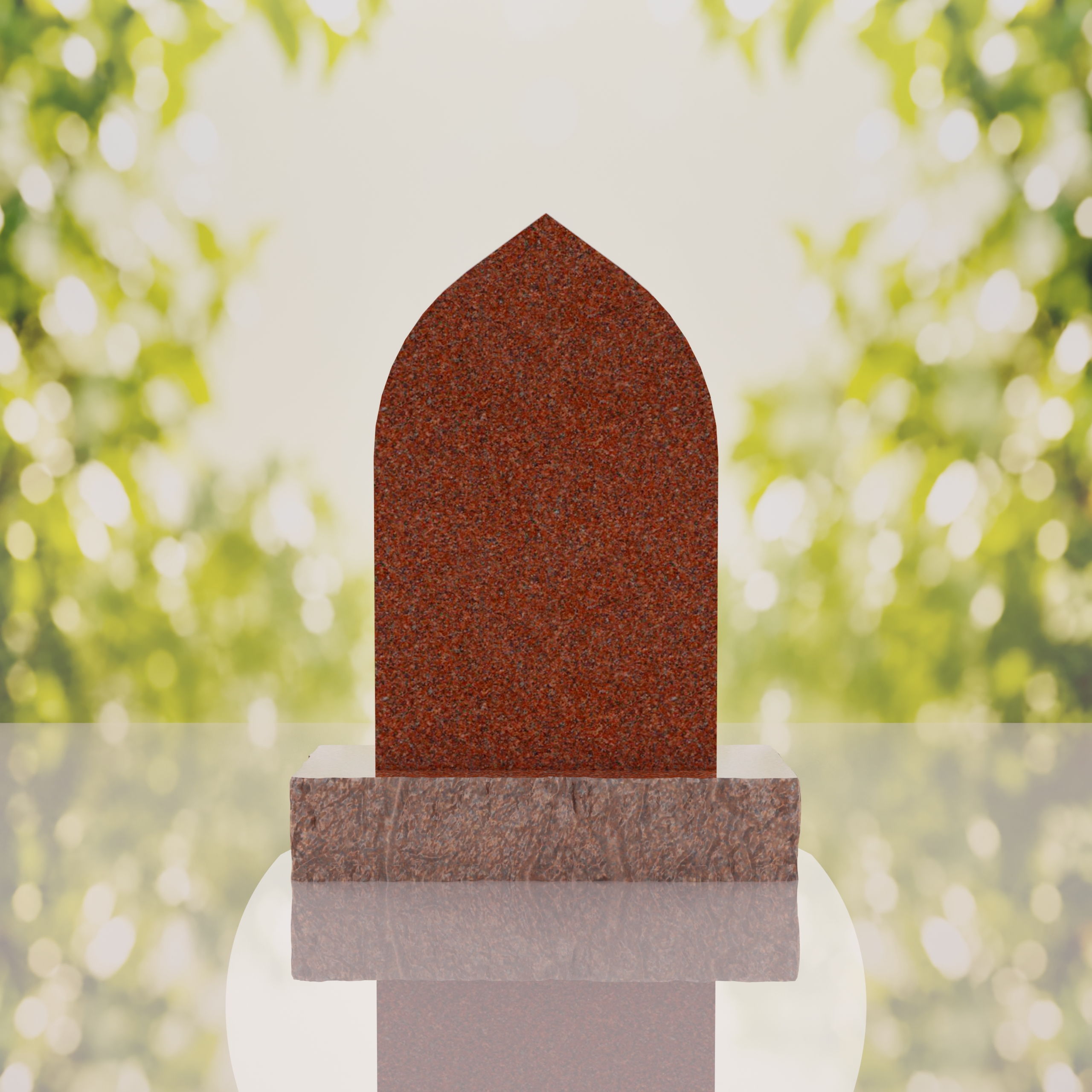 Our Lady of Grace Catholic Granite Headstone thumbnail 6