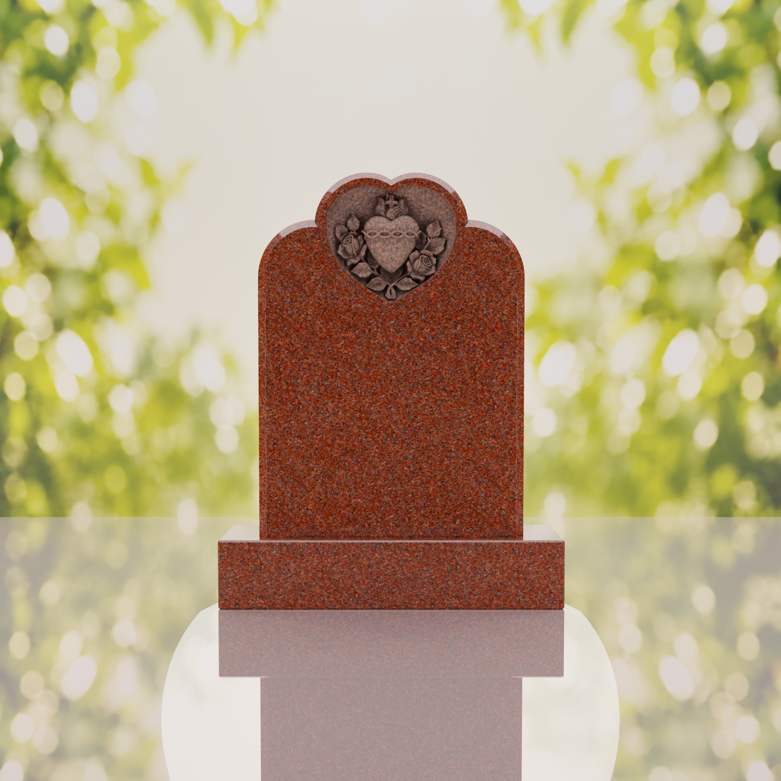 Devotion to the Sacred Heart Granite Memorial thumbnail 5