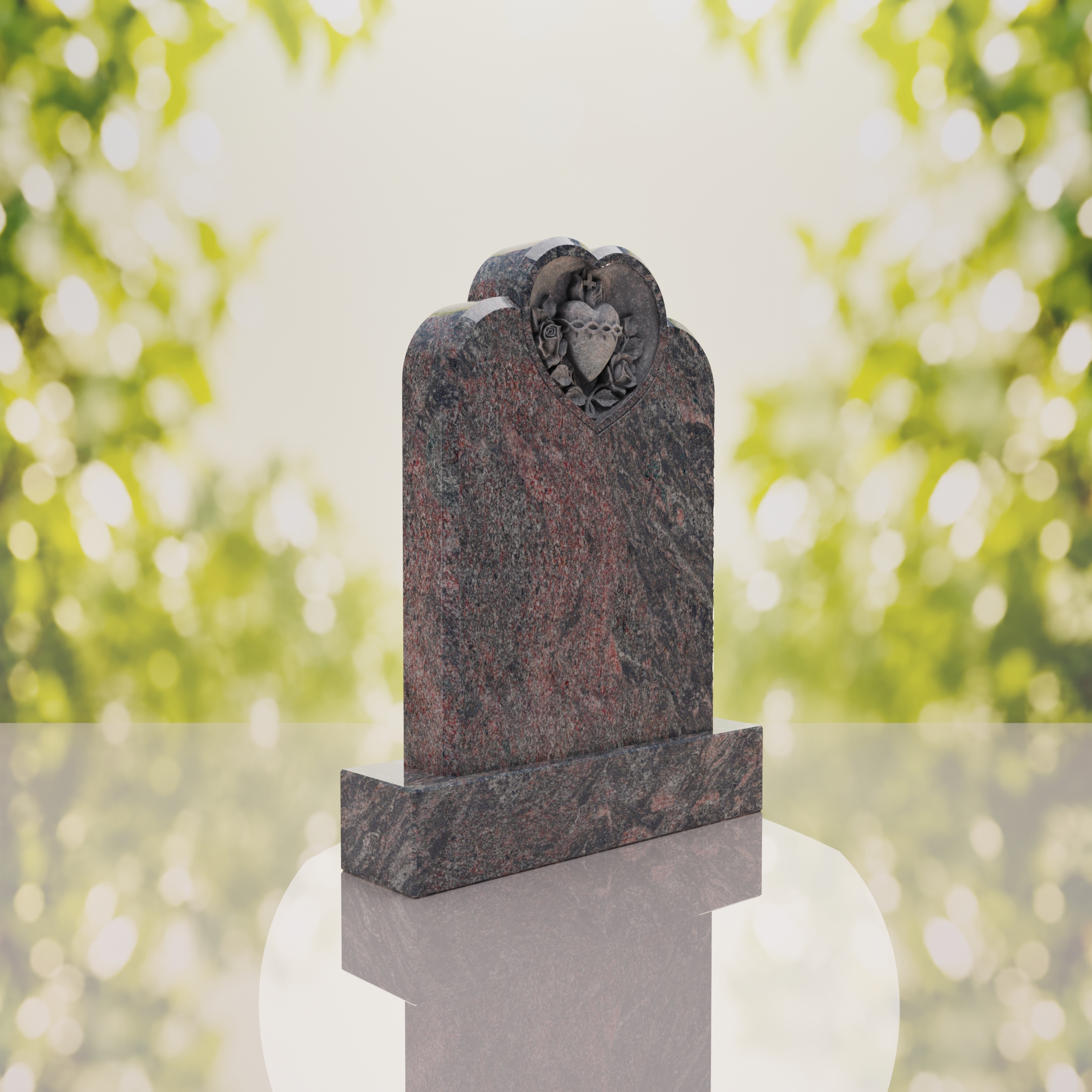 Devotion to the Sacred Heart Granite Memorial thumbnail 13