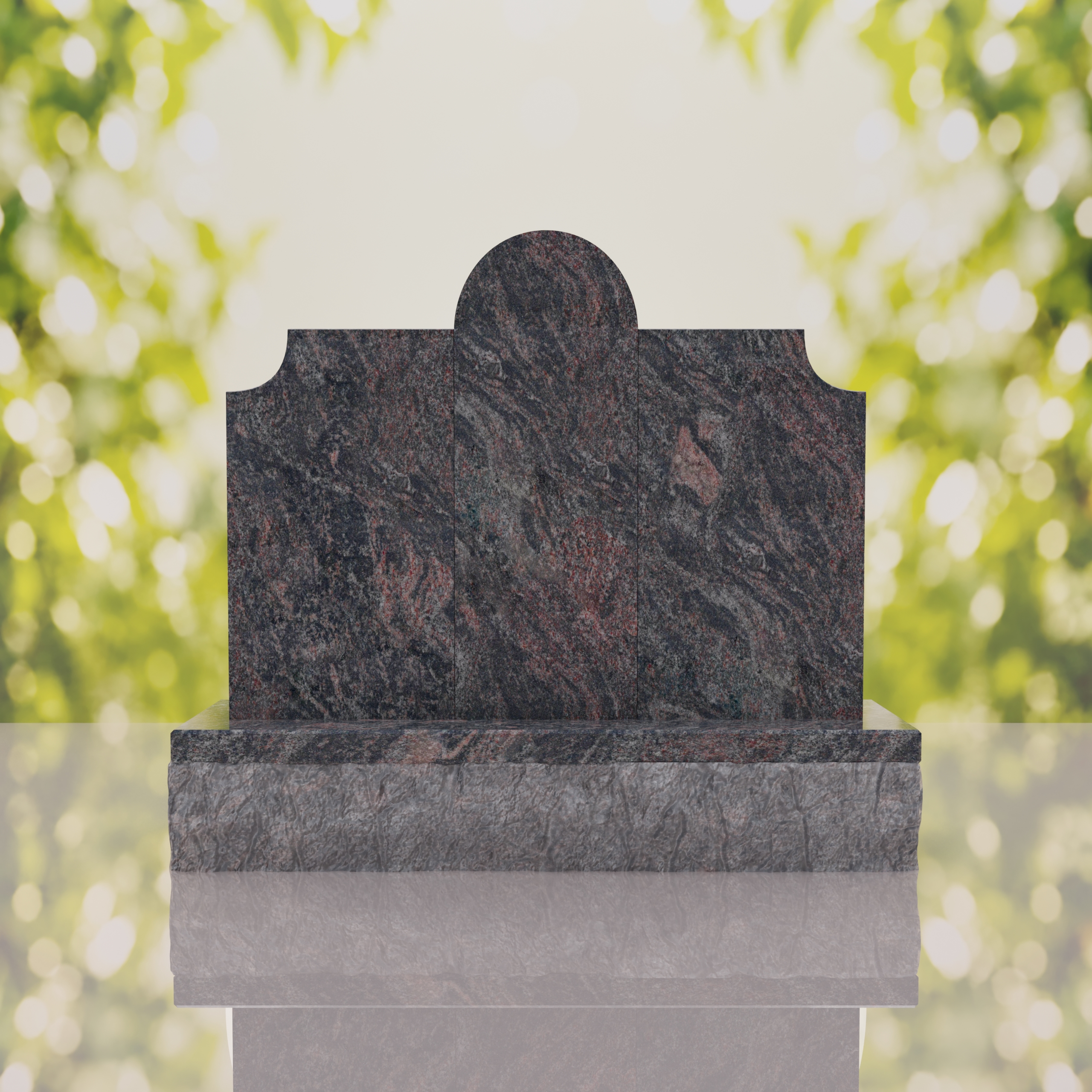 Christ the Savior Hispanic Granite Monument thumbnail 15