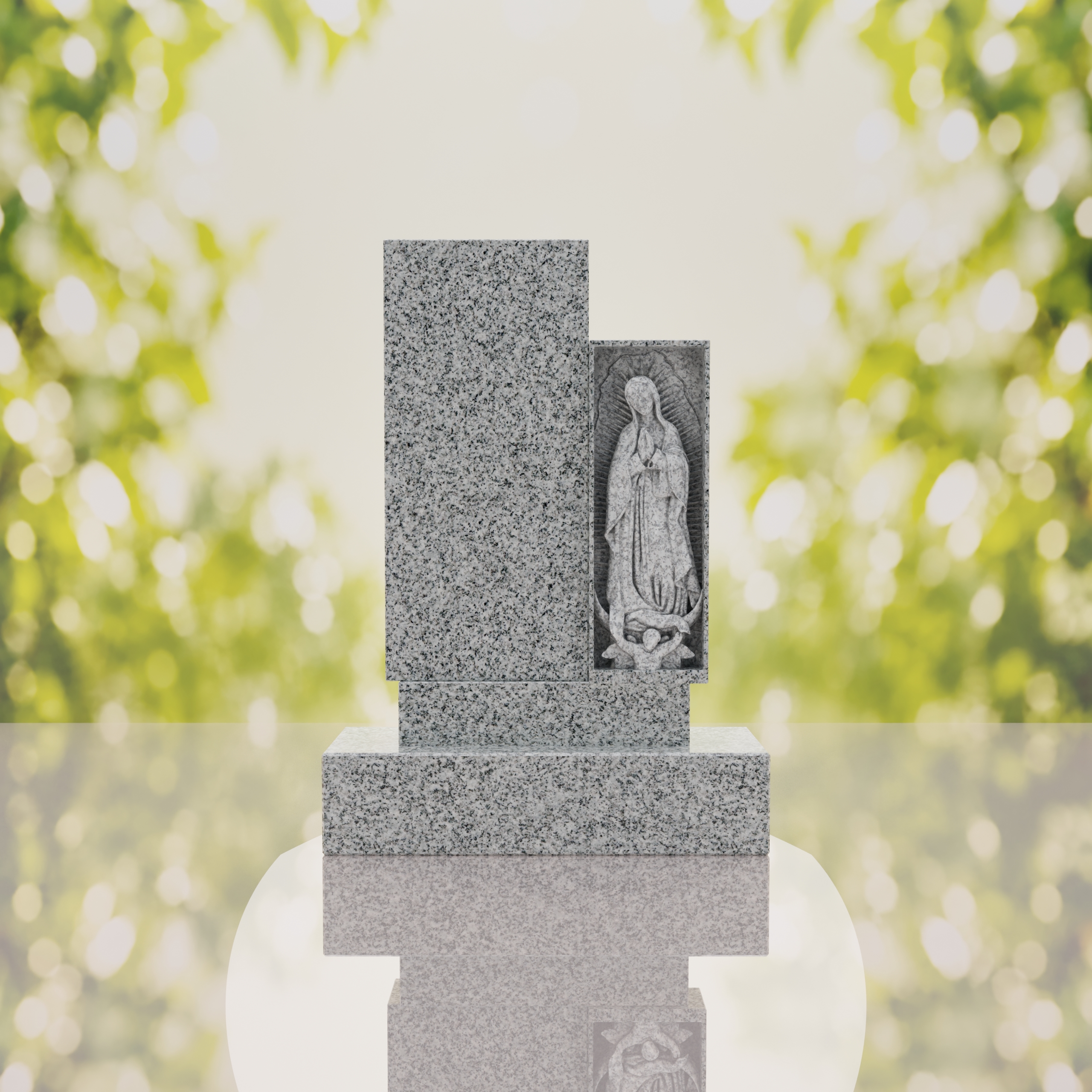 Our Lady of Guadalupe Hispanic Granite Memorial thumbnail 2