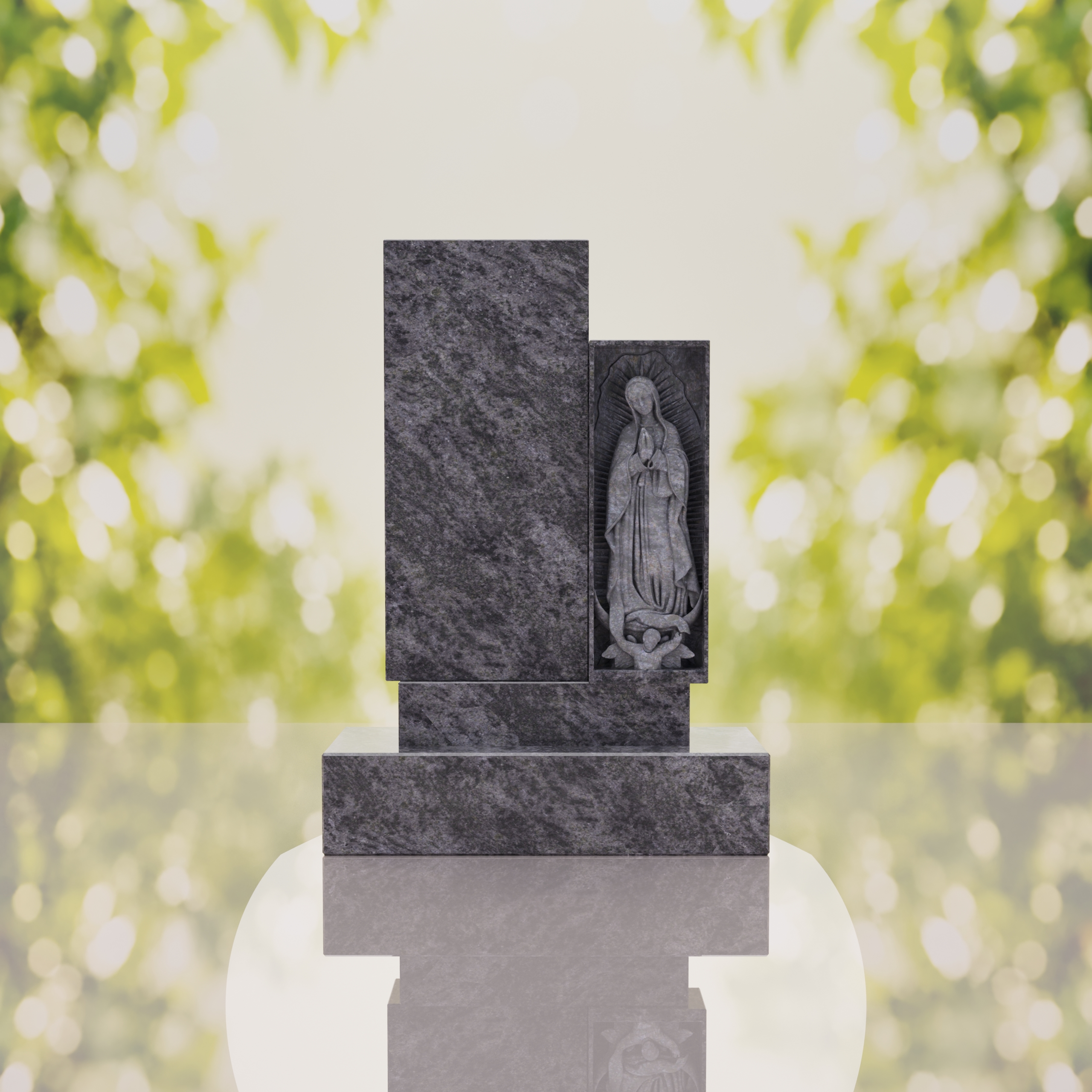 Our Lady of Guadalupe Hispanic Granite Memorial thumbnail 11