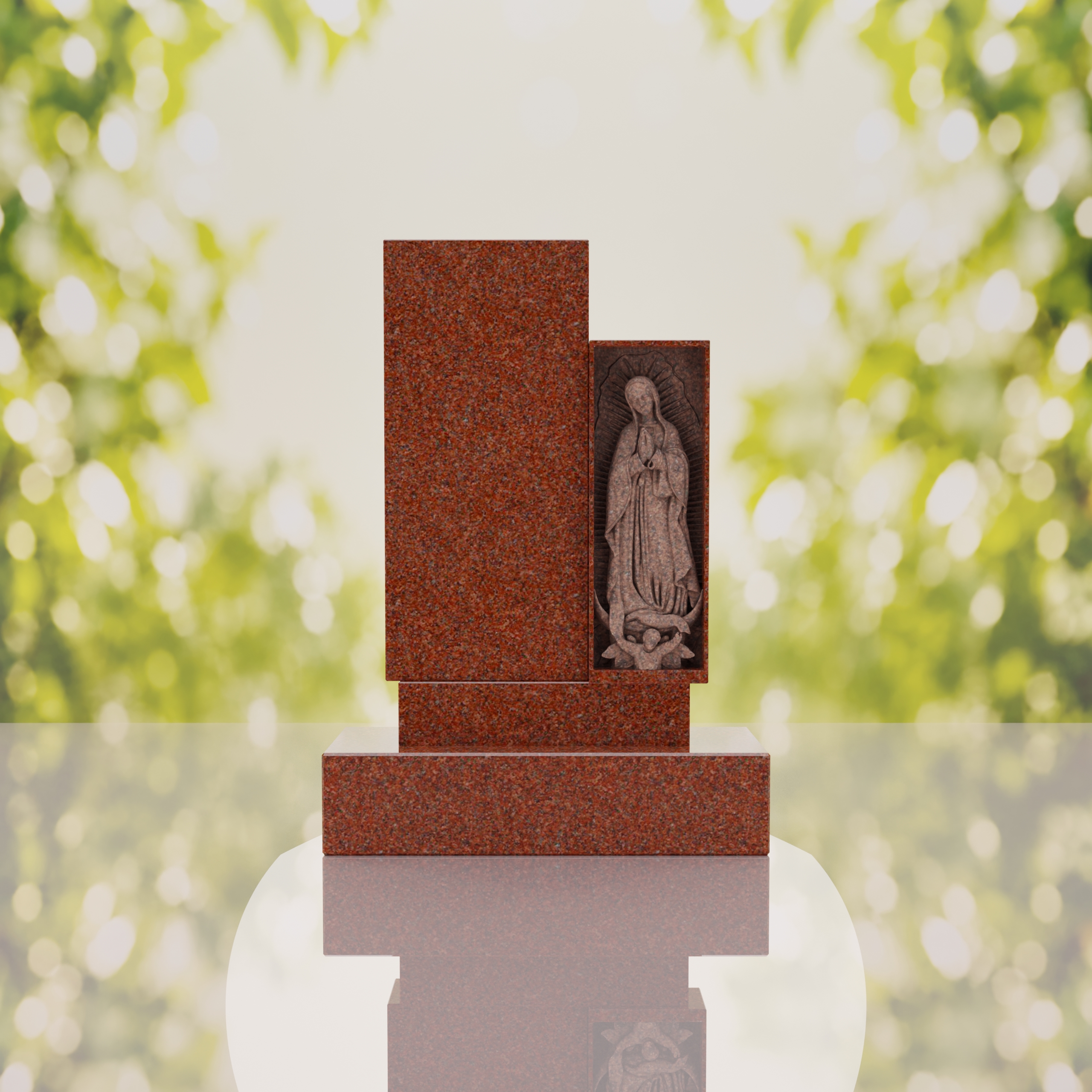 Our Lady of Guadalupe Hispanic Granite Memorial thumbnail 8