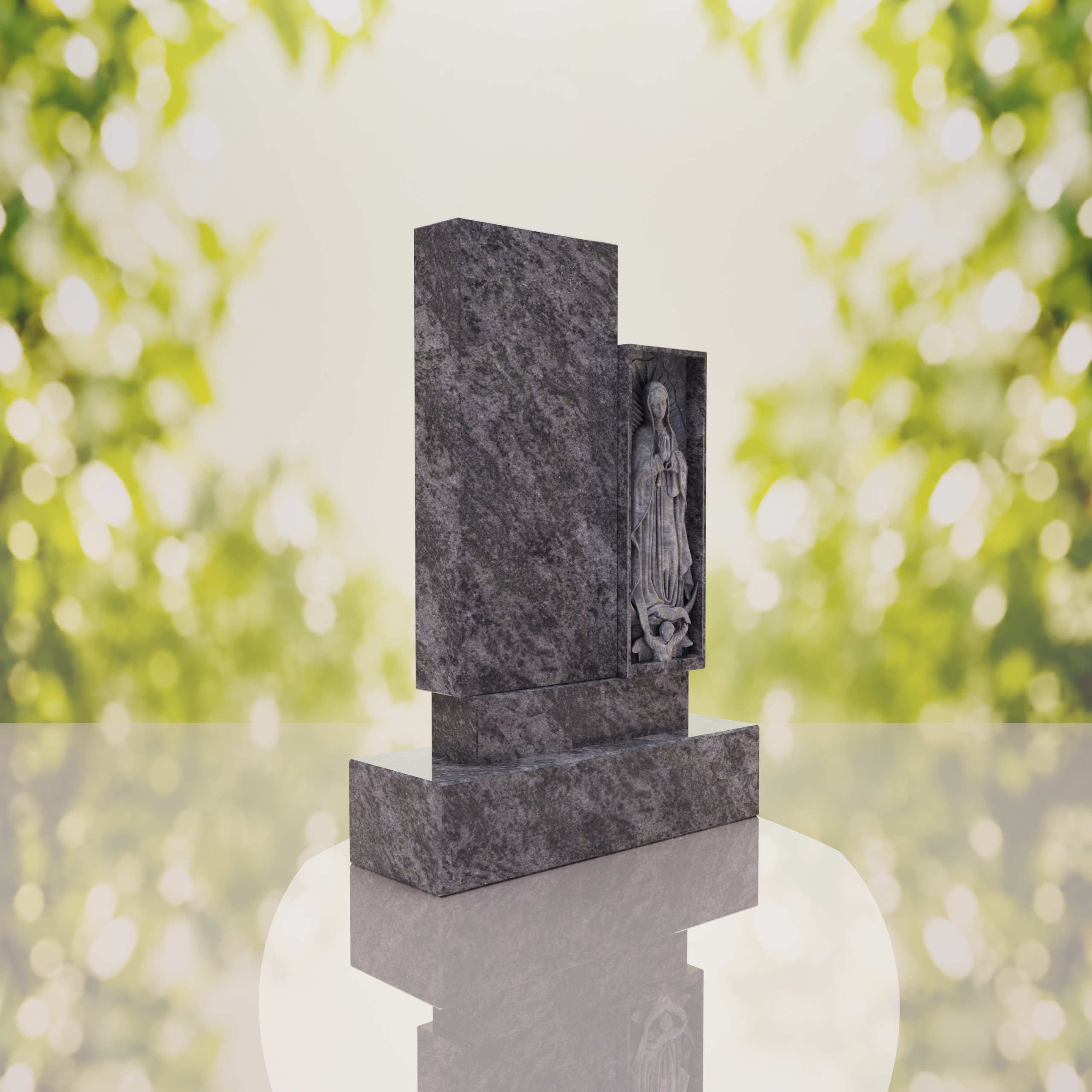 Our Lady of Guadalupe Hispanic Granite Memorial thumbnail 10