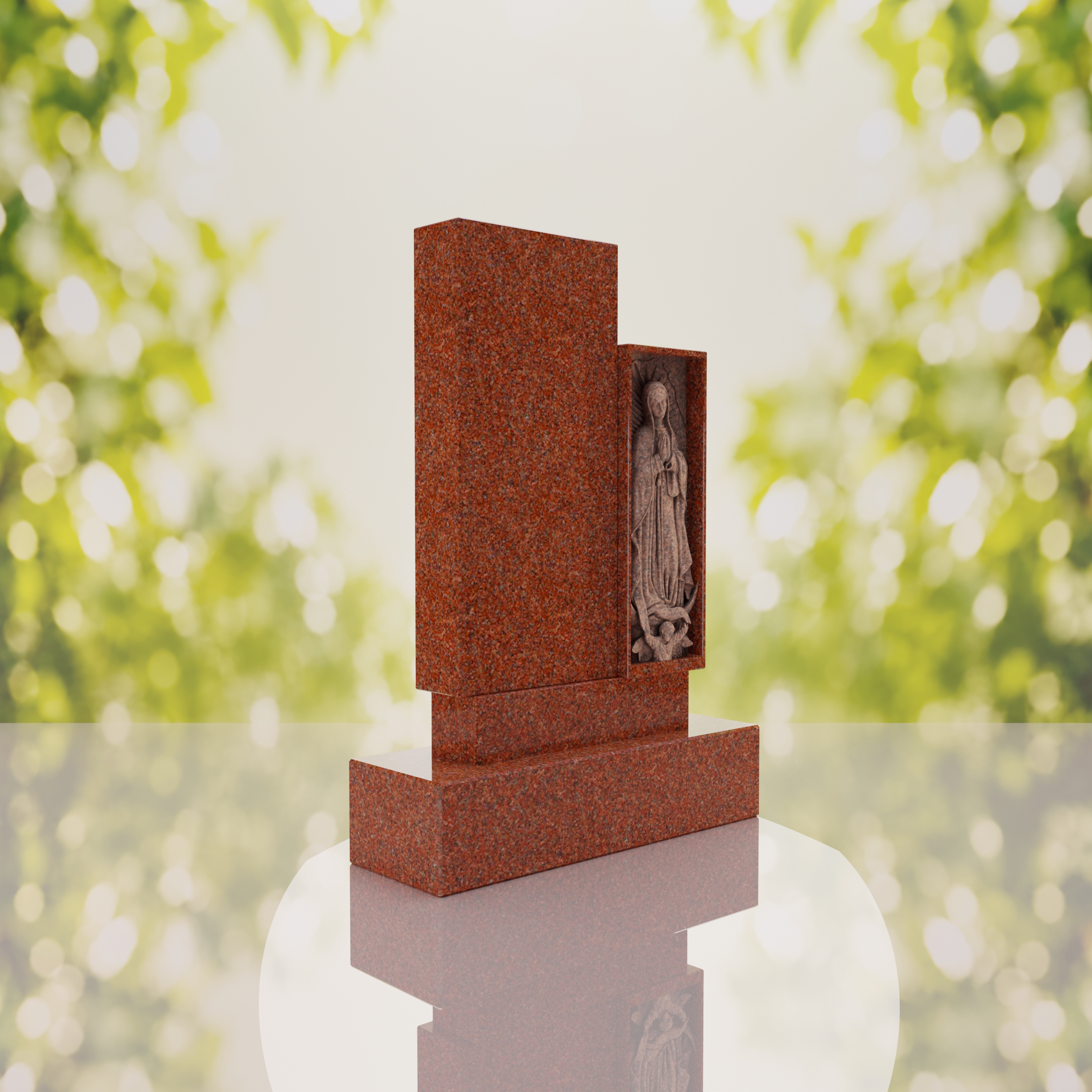 Our Lady of Guadalupe Hispanic Granite Memorial thumbnail 7