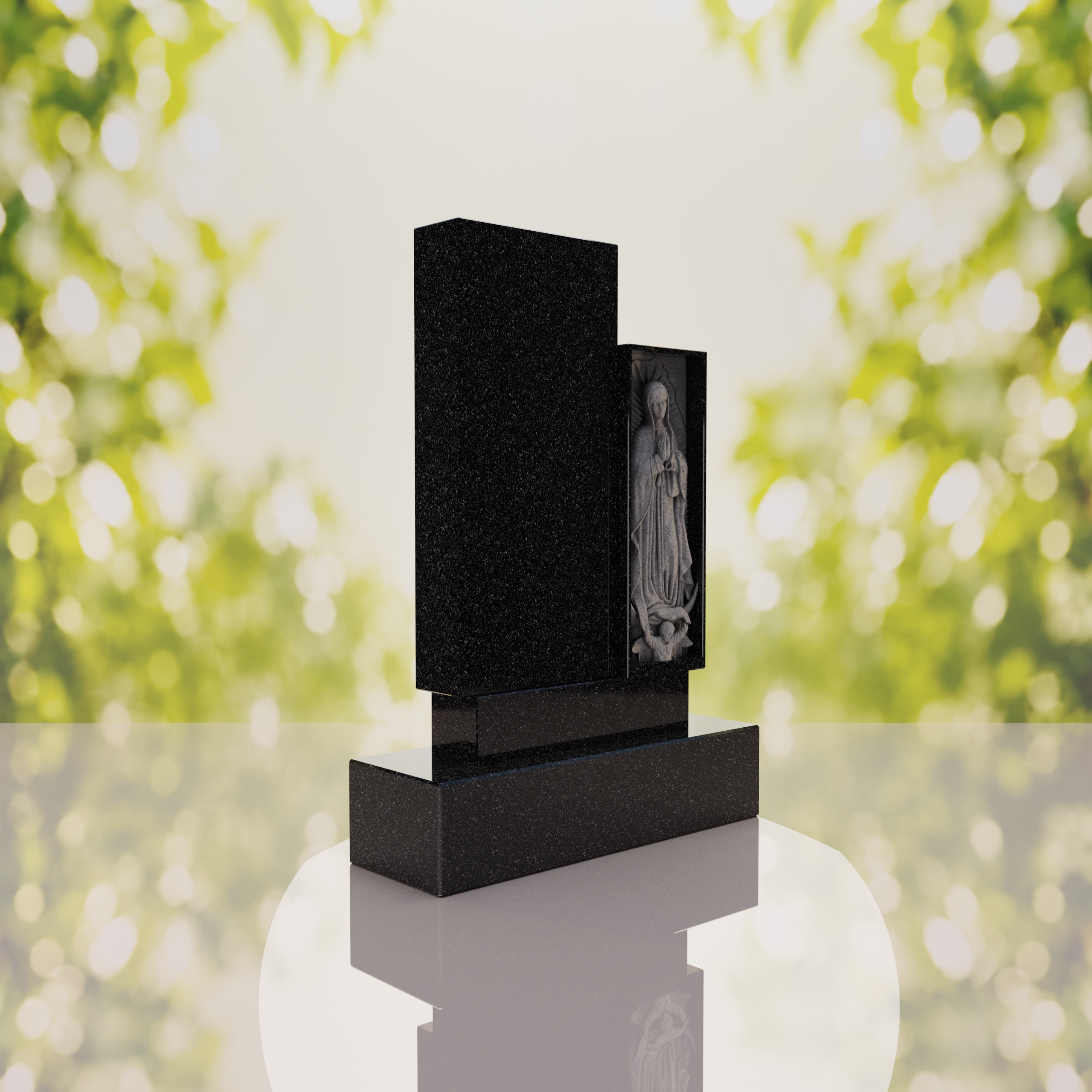 Our Lady of Guadalupe Hispanic Granite Memorial thumbnail 4