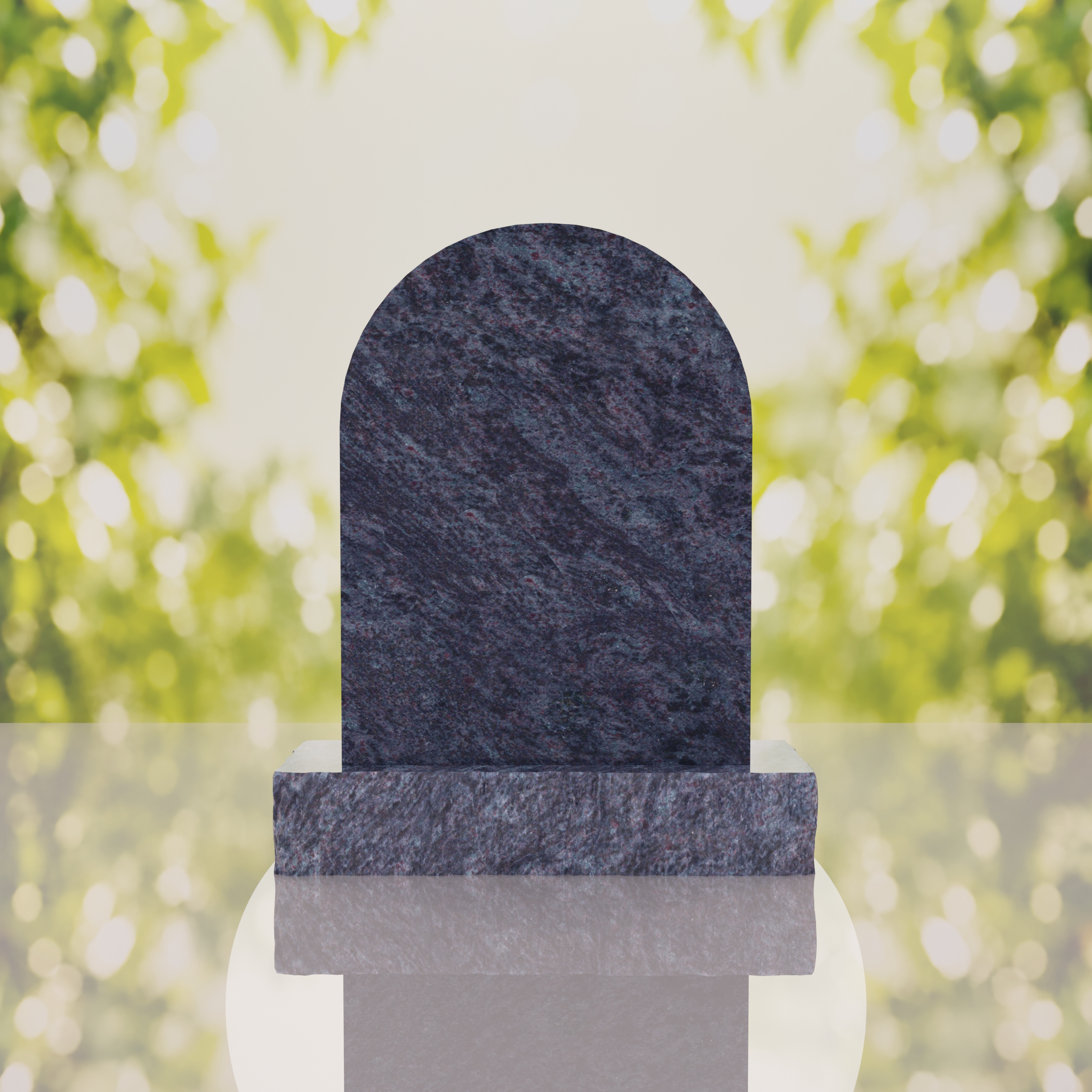 Christ the Redeemer Hispanic Granite Headstone thumbnail 3