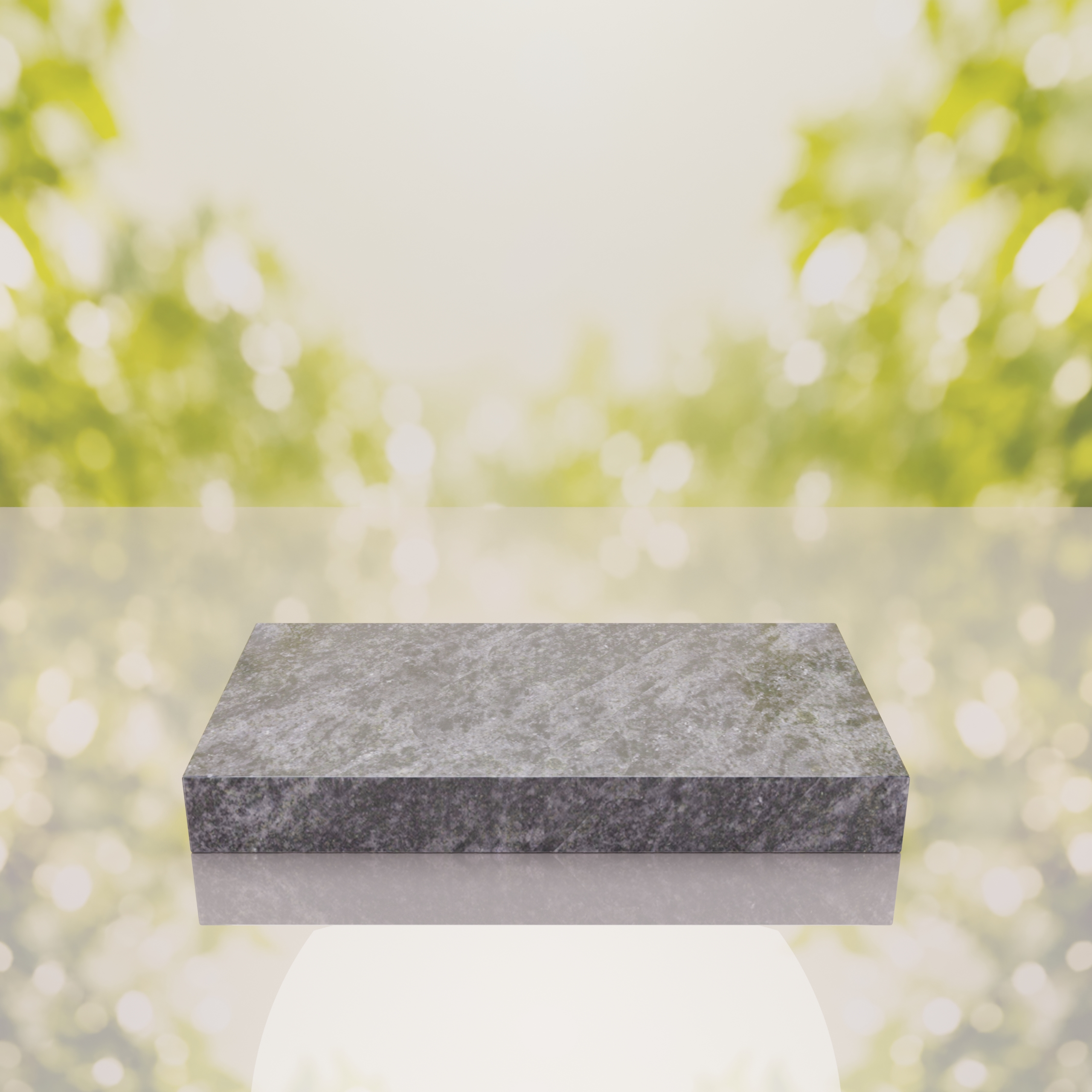 Raised Flat Granite Grave Marker thumbnail 2
