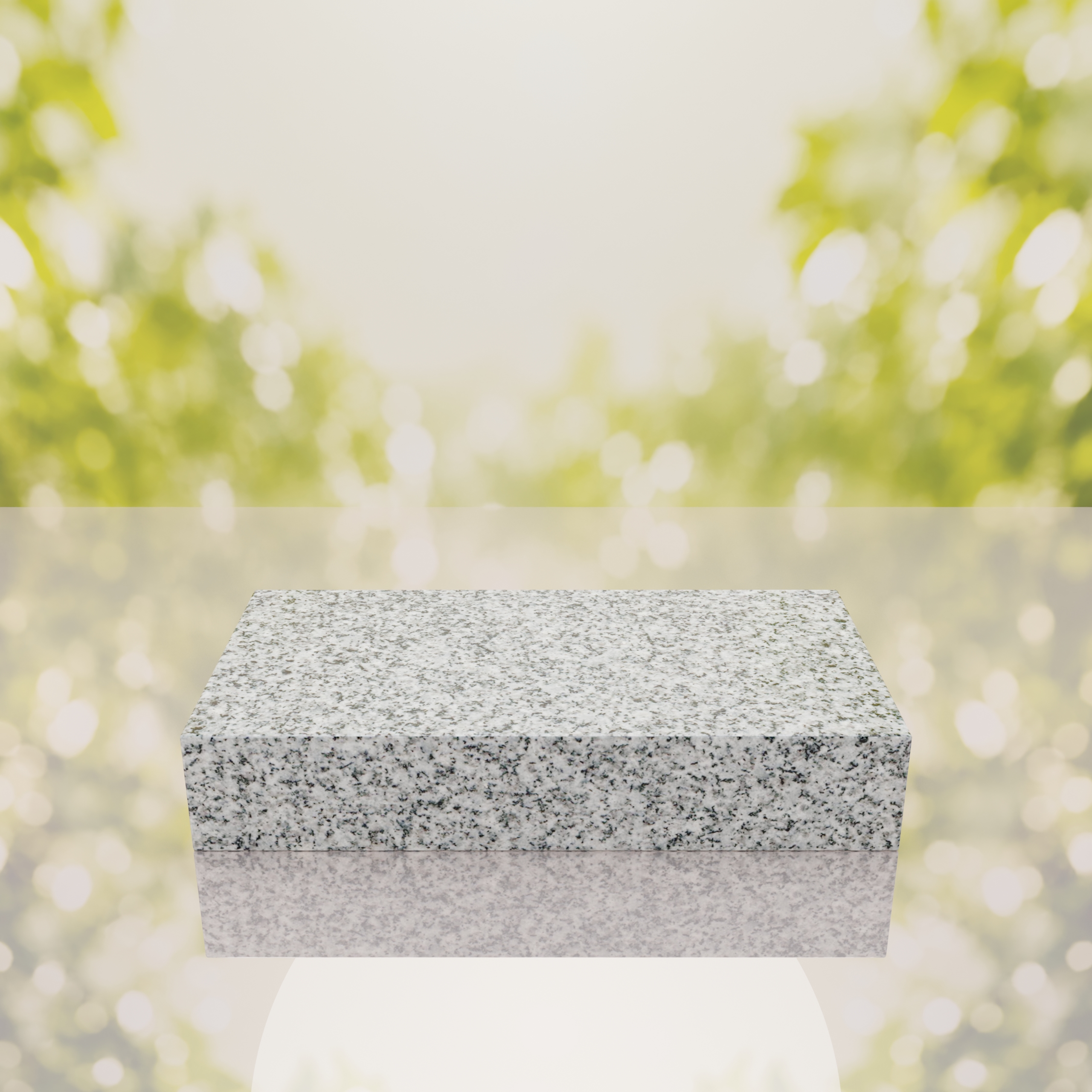 Raised Polished Flat Granite Grave Marker thumbnail 4