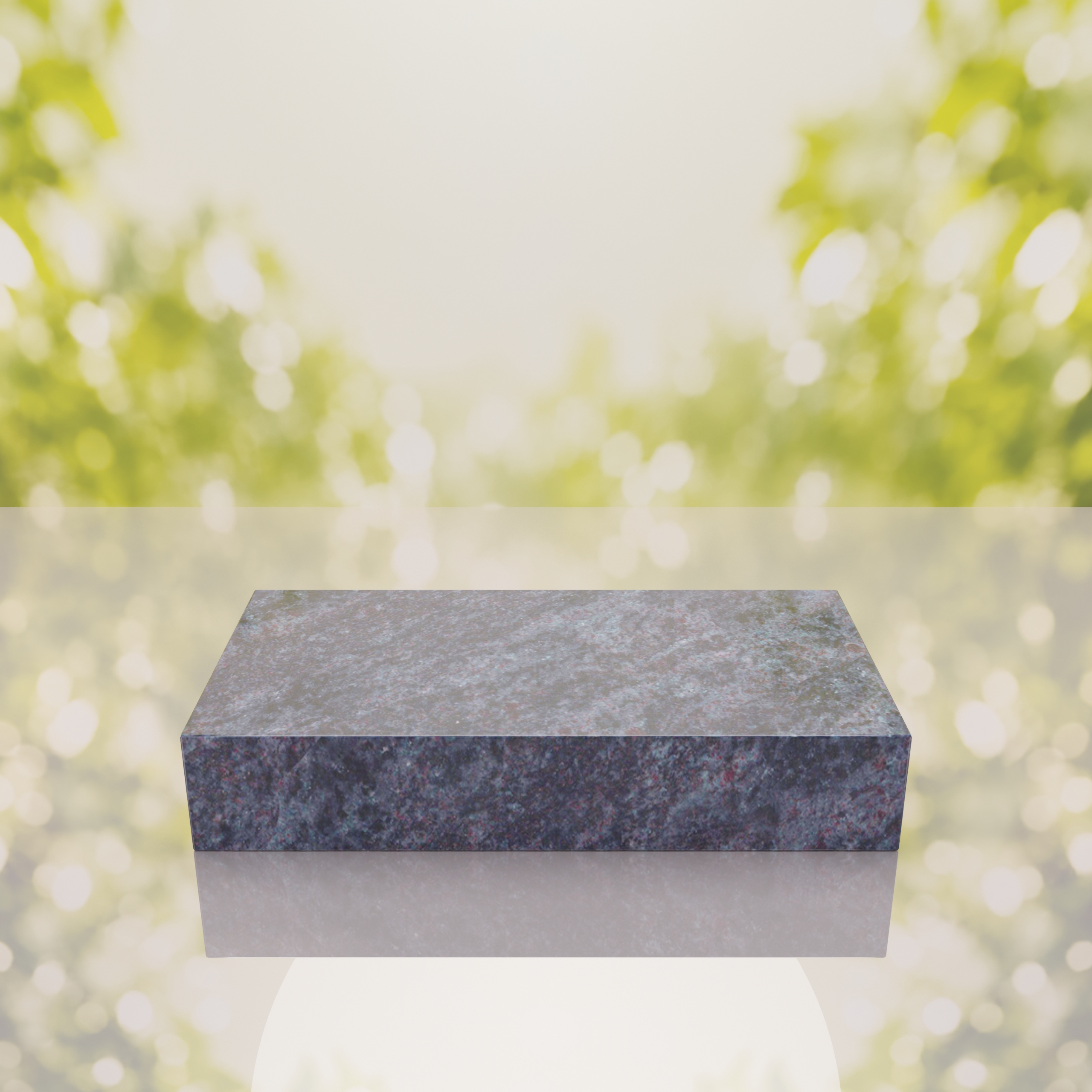 Raised Polished Flat Granite Grave Marker thumbnail 10