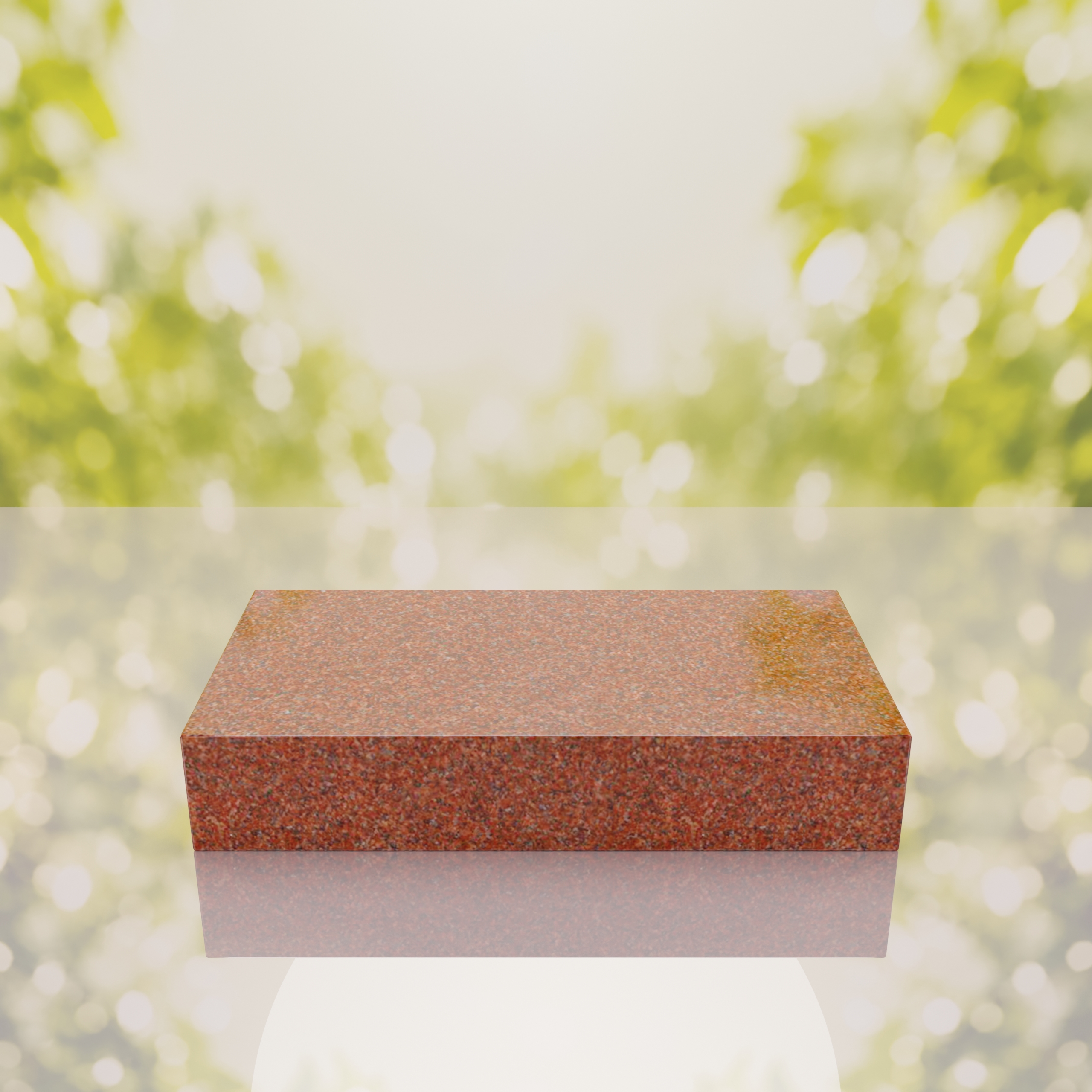 Raised Polished Flat Granite Grave Marker thumbnail 12