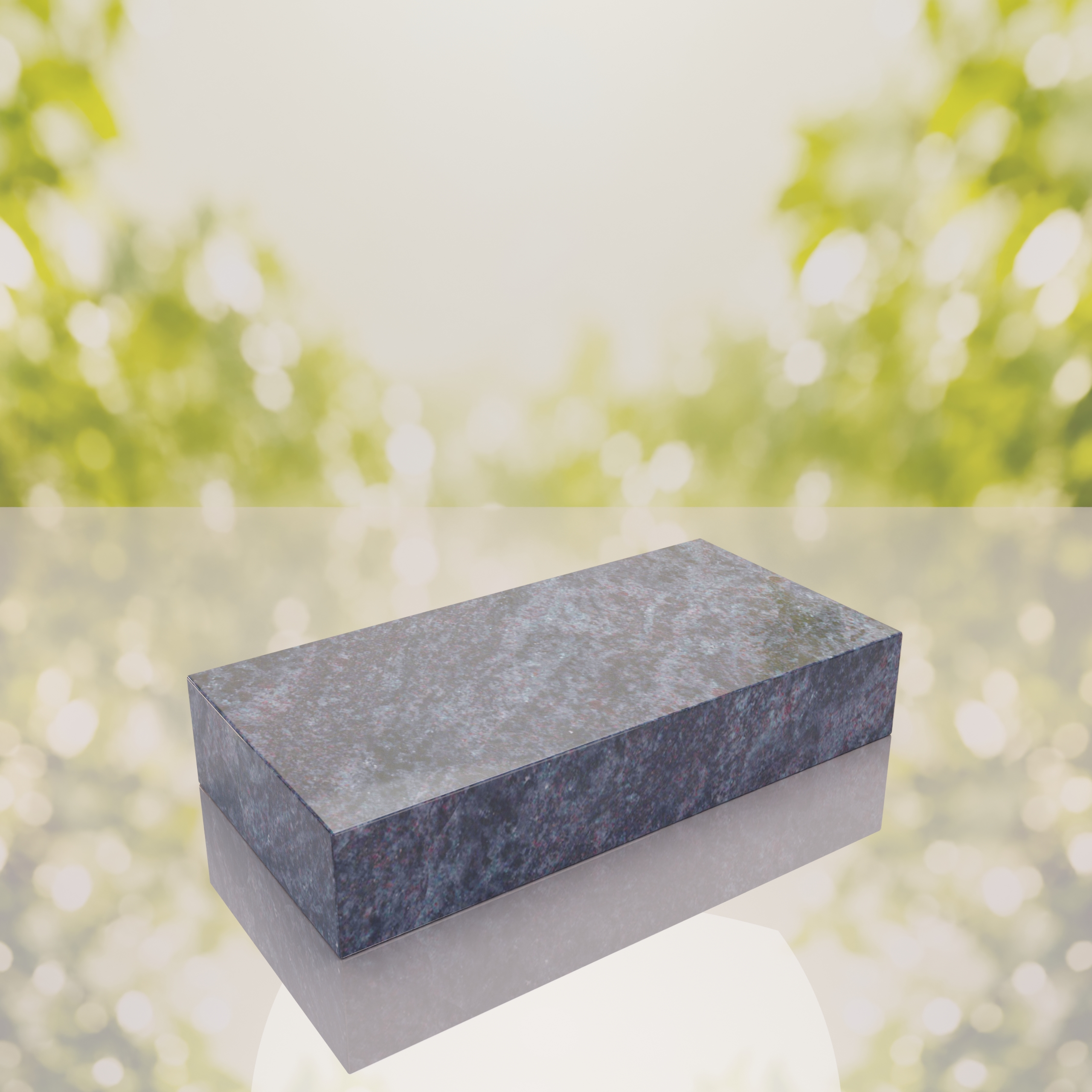 Raised Polished Flat Granite Grave Marker thumbnail 9