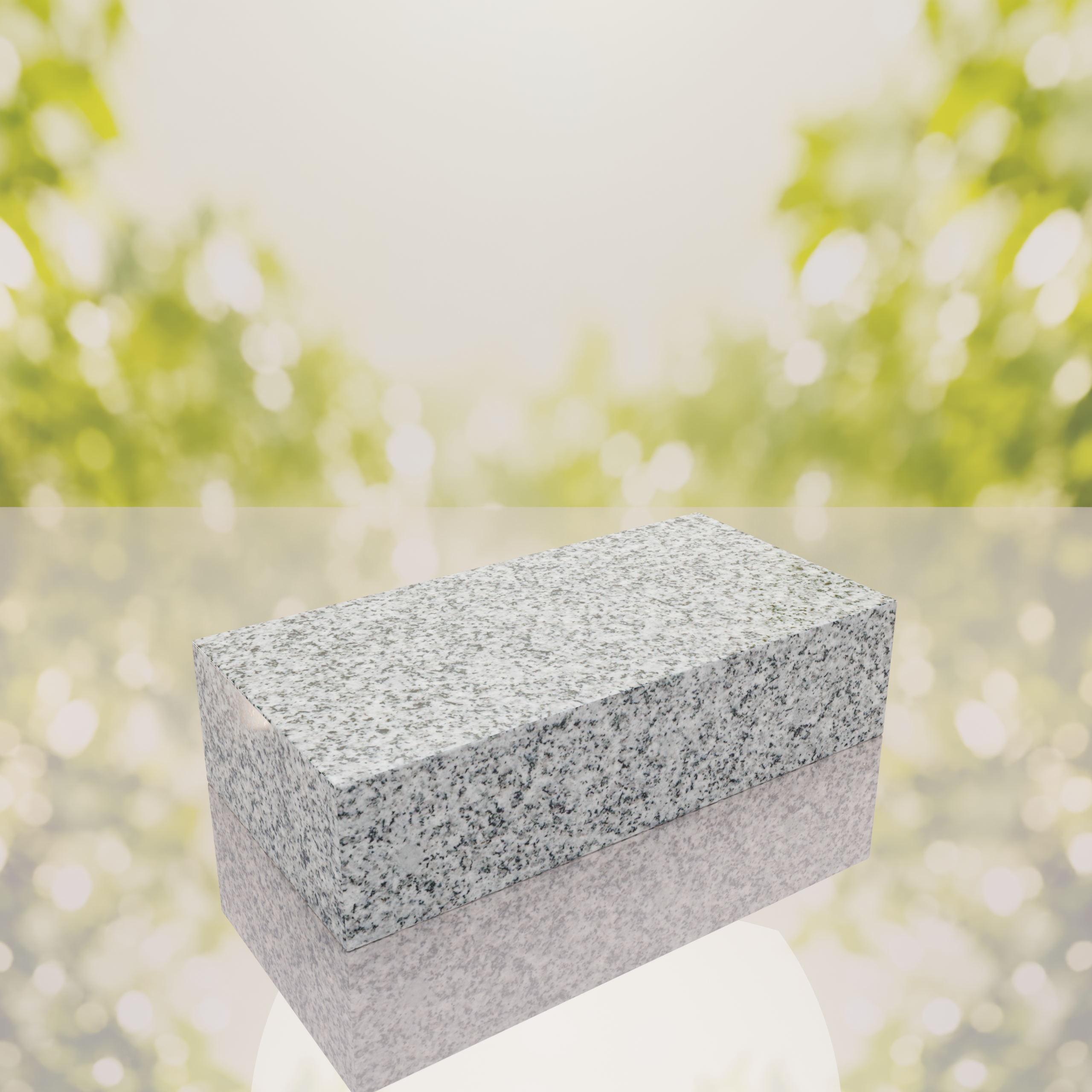 Polished Flat Granite Grave Marker thumbnail 9