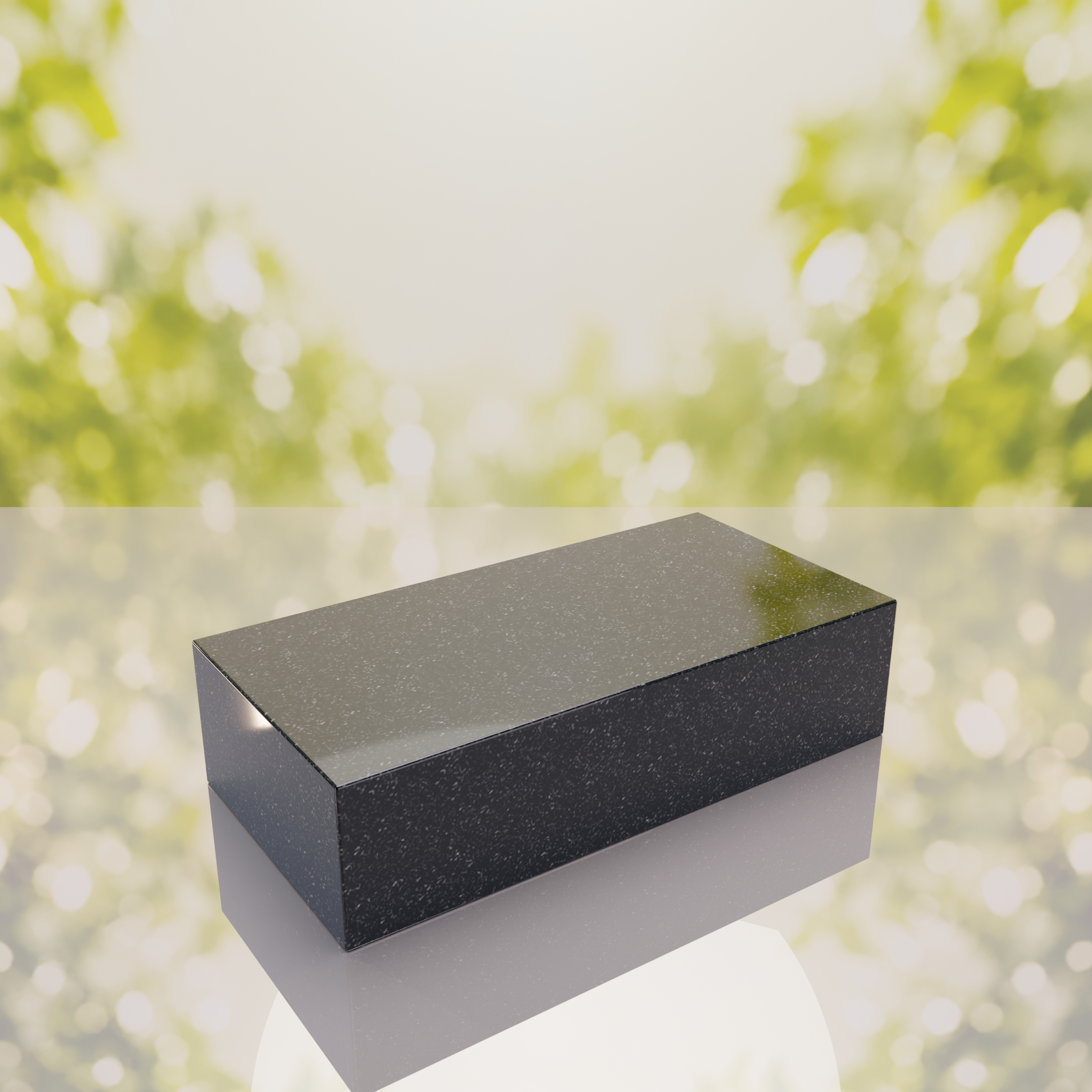 Polished Flat Granite Grave Marker thumbnail 13