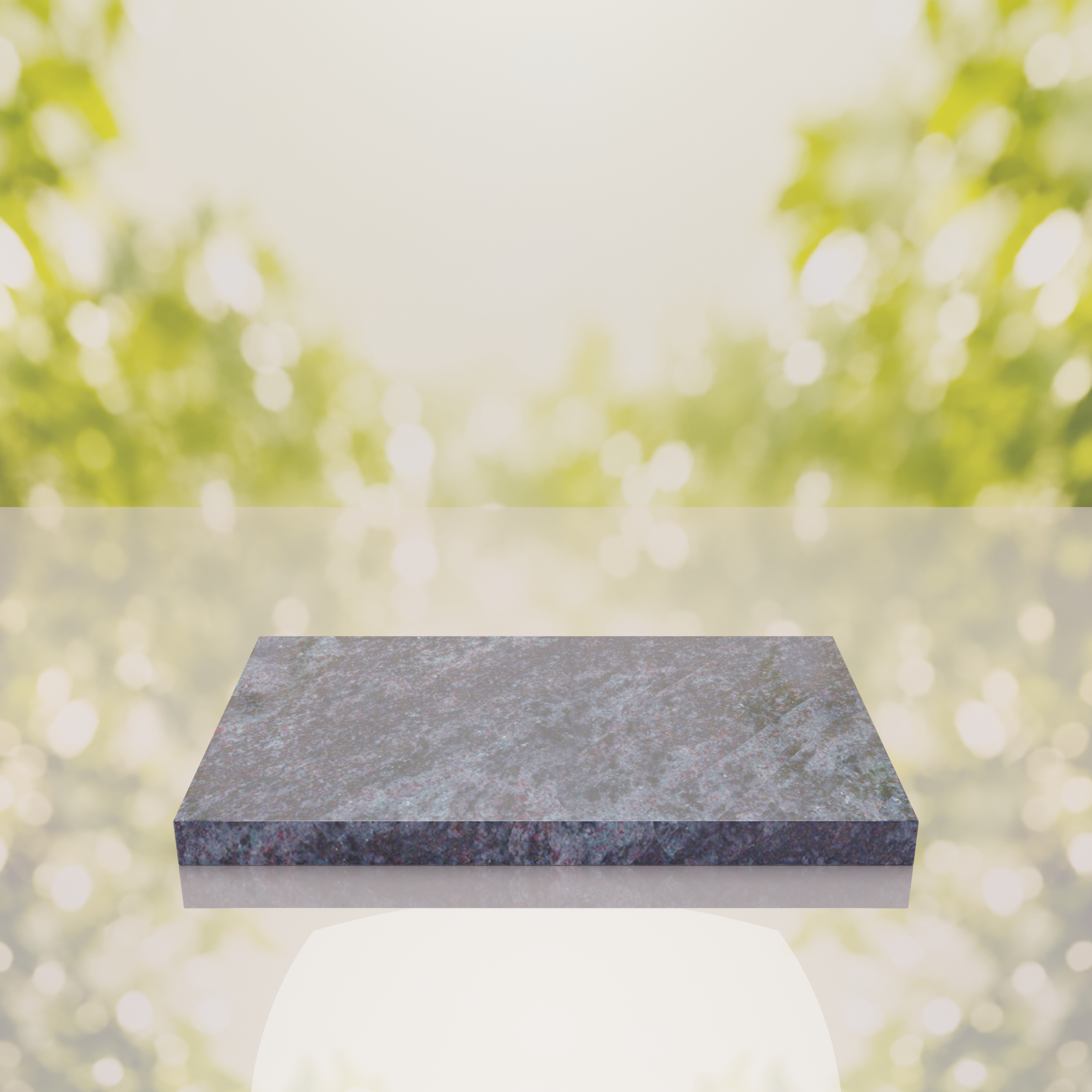 Classic Polished Flat Granite Grave Marker thumbnail 8