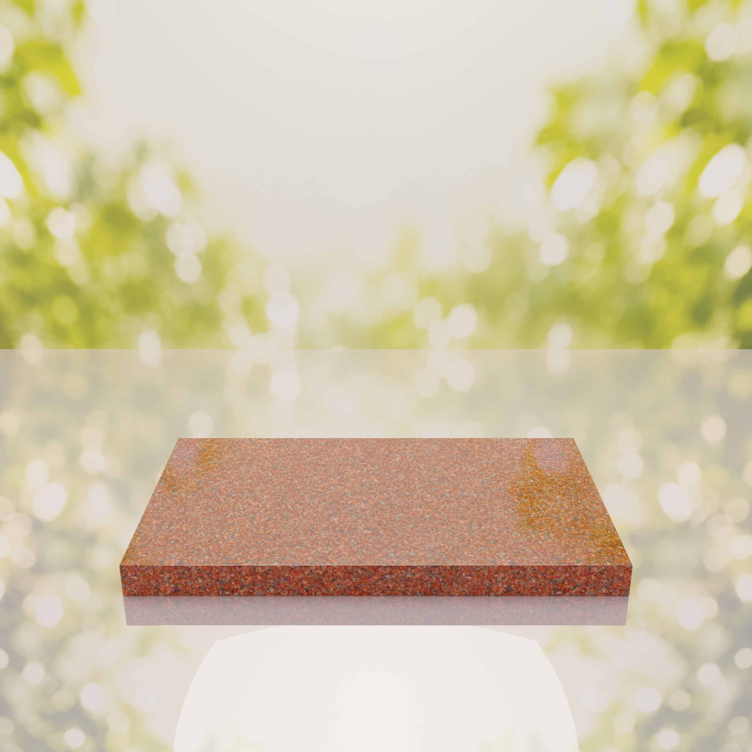 Classic Polished Flat Granite Grave Marker thumbnail 6