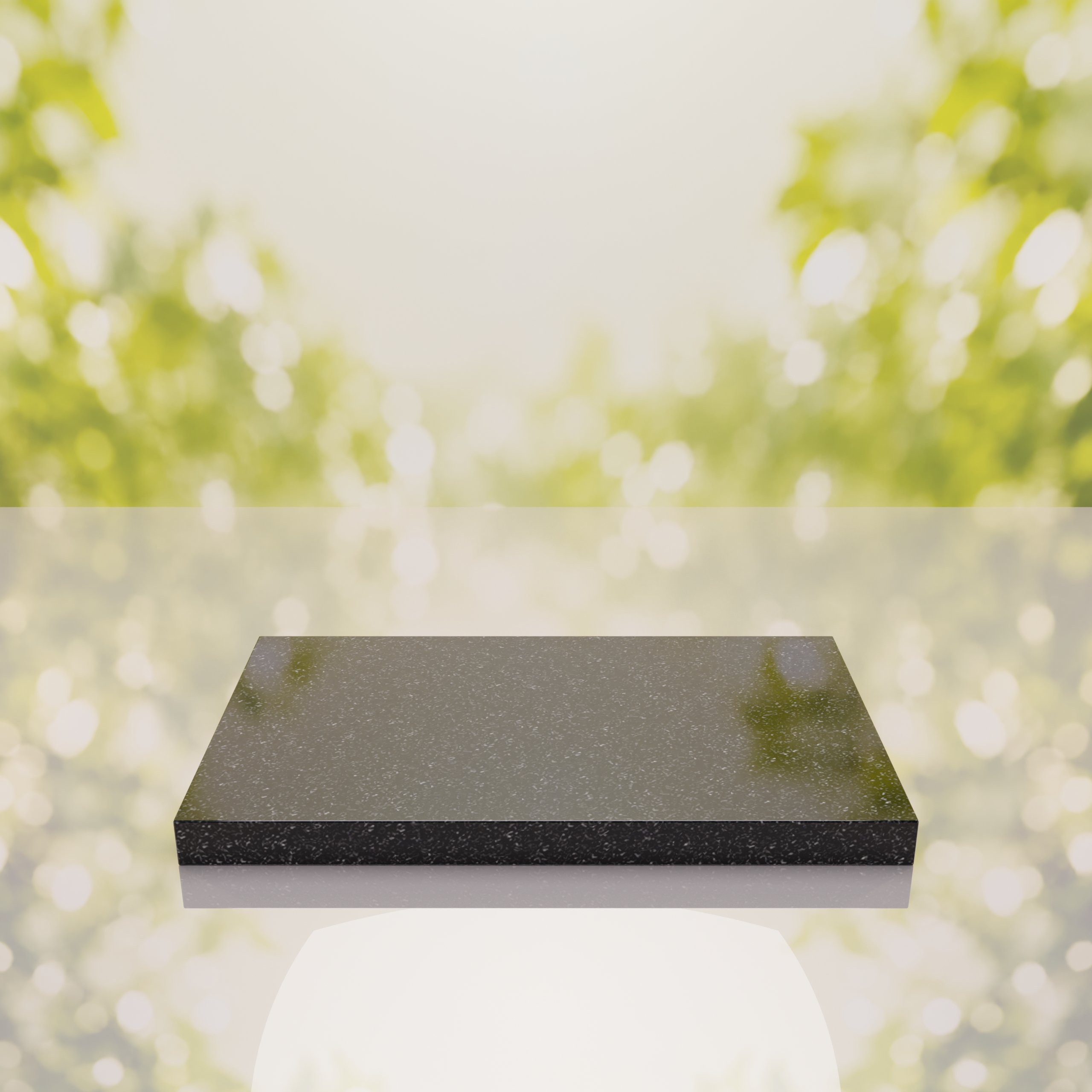 Classic Polished Flat Granite Grave Marker thumbnail 4