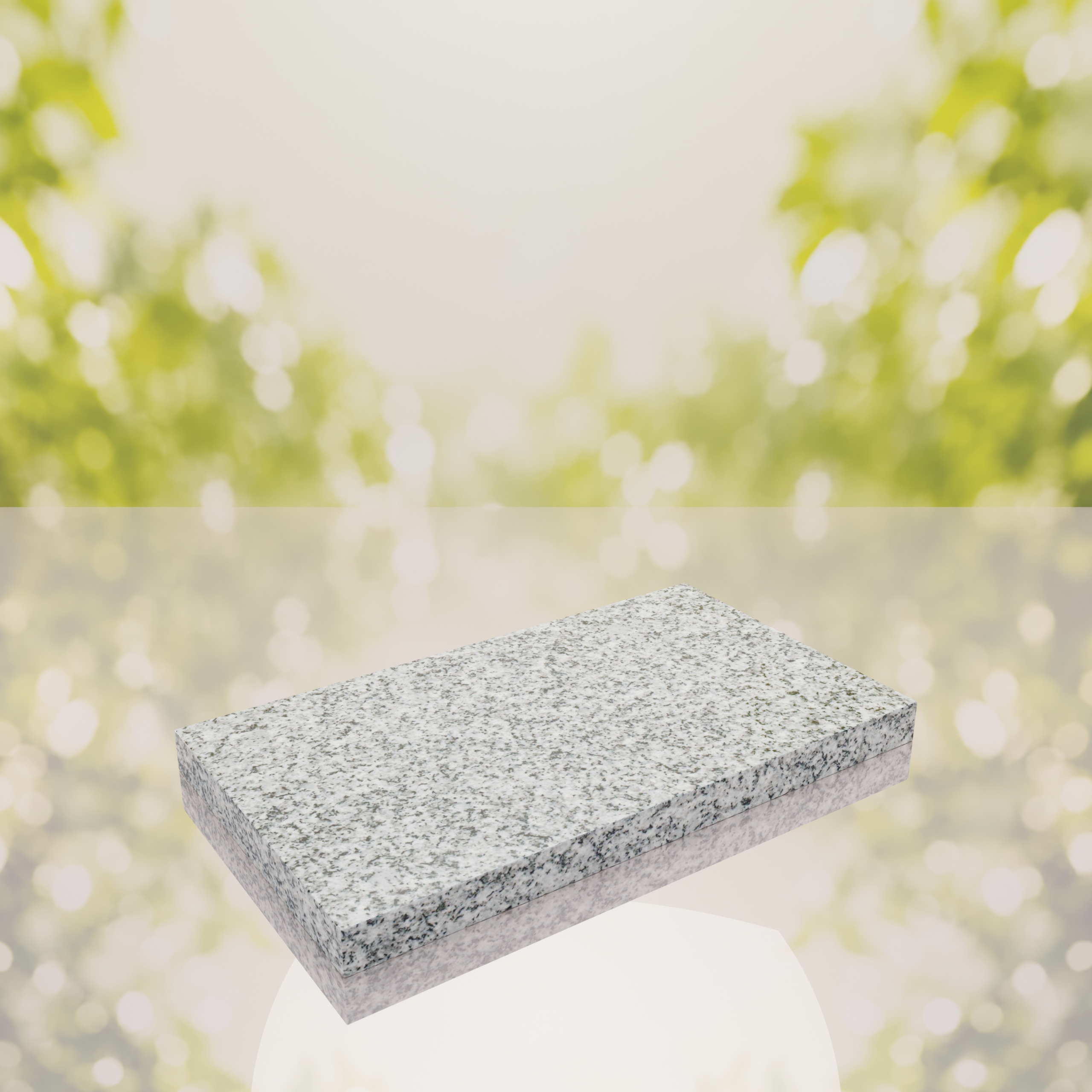 Classic Polished Flat Granite Grave Marker thumbnail 11