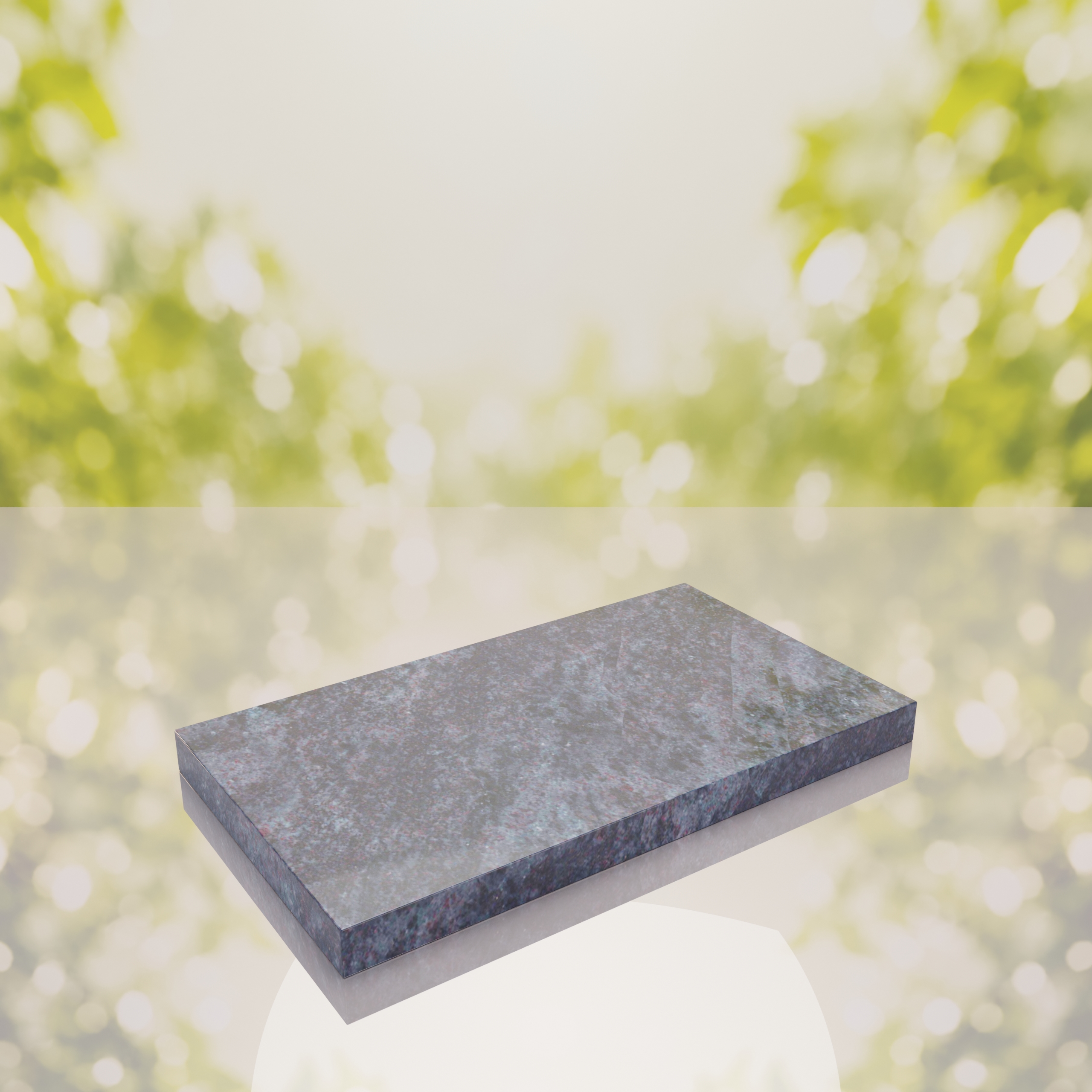Classic Polished Flat Granite Grave Marker thumbnail 7