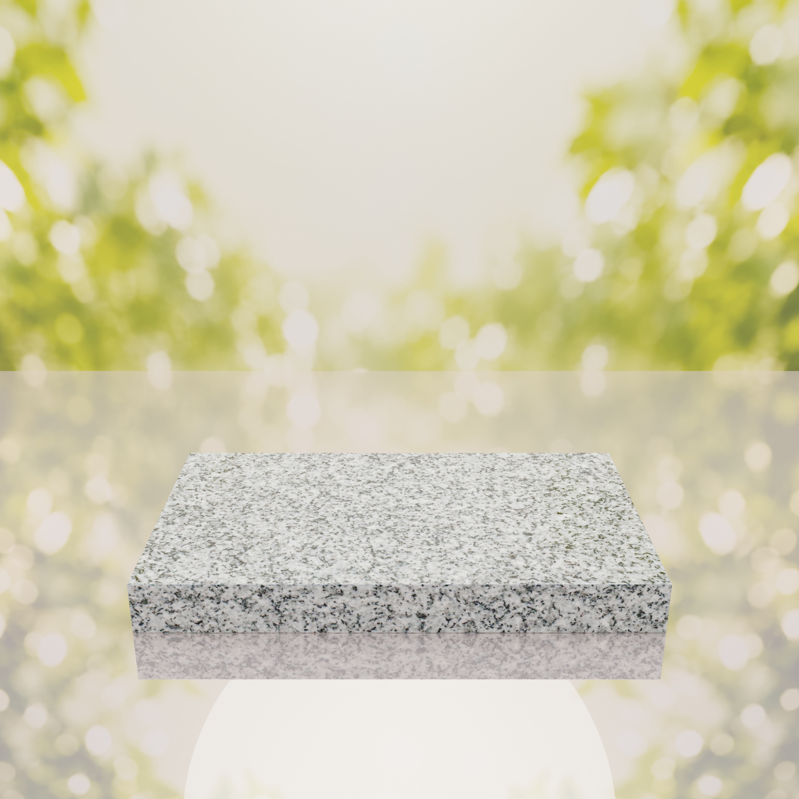 Classic Polished Flat Granite Grave Marker thumbnail 2