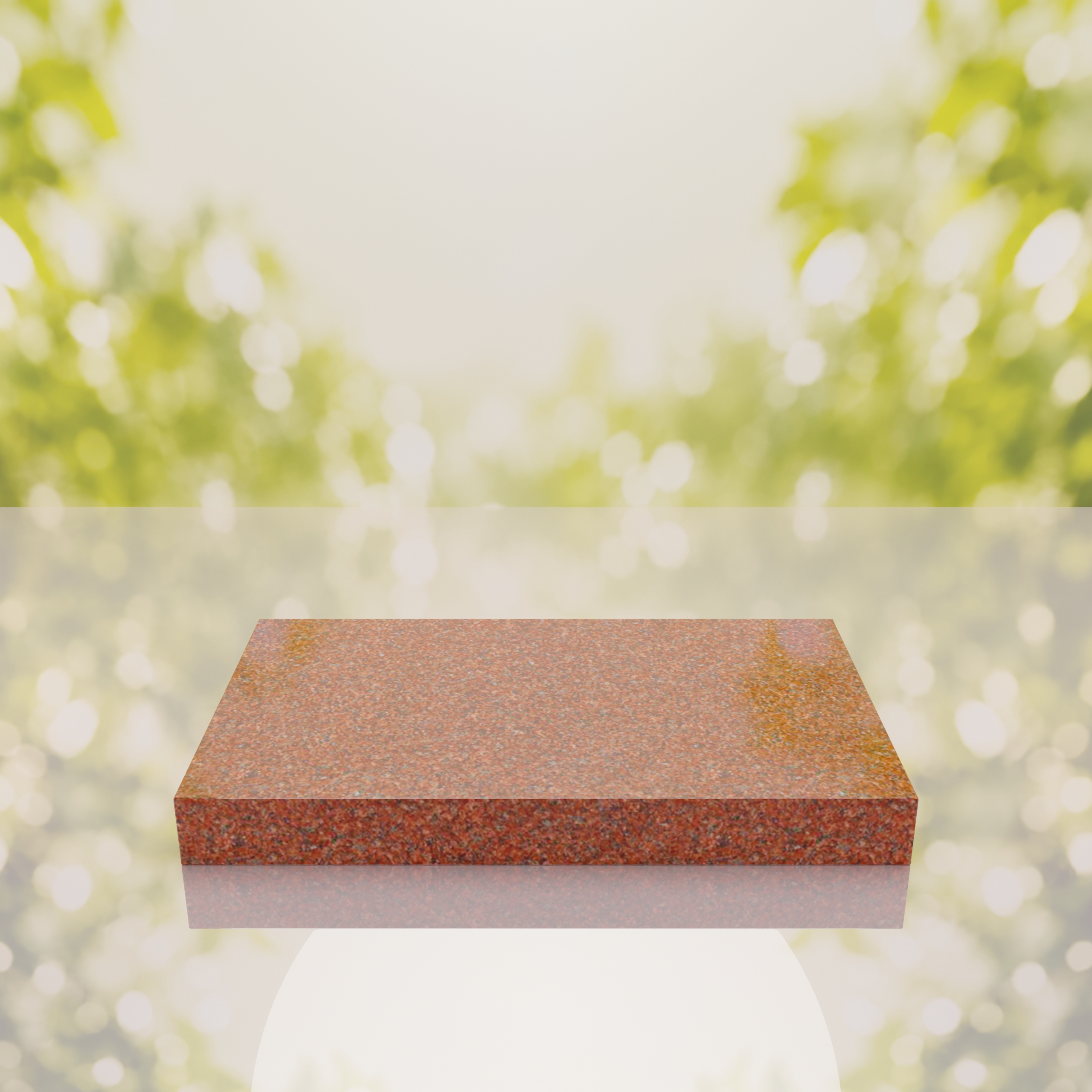 Classic Polished Flat Granite Grave Marker thumbnail 6