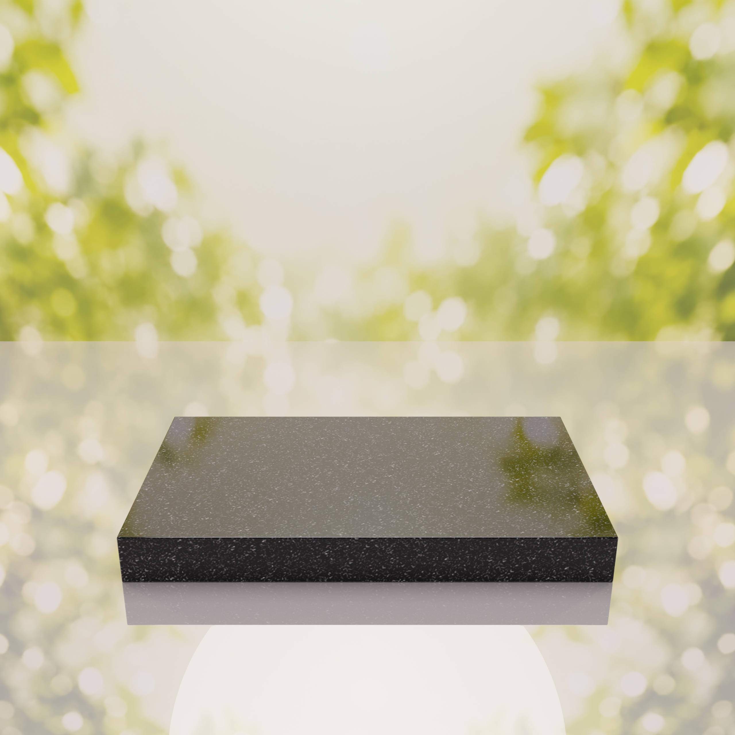 Classic Polished Flat Granite Grave Marker thumbnail 4