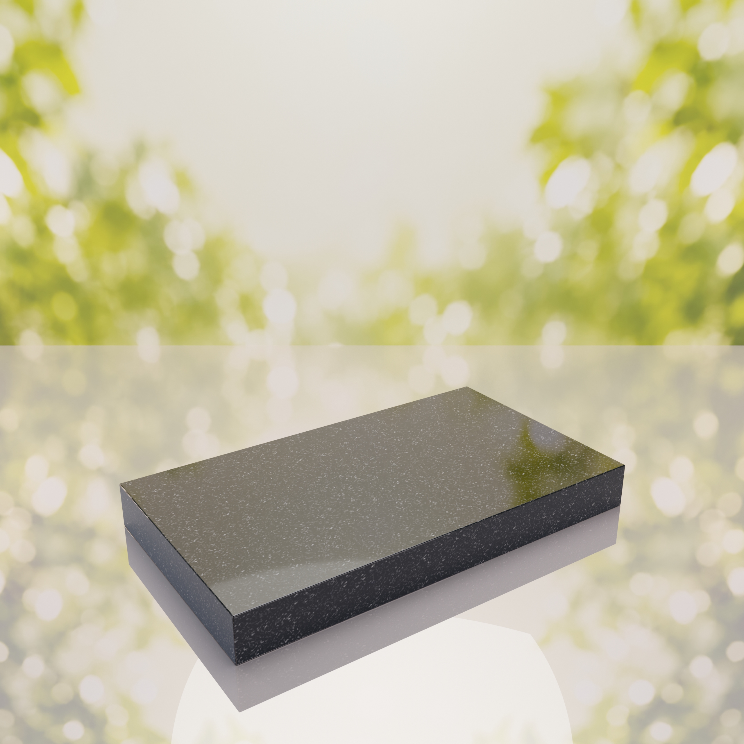 Classic Polished Flat Granite Grave Marker thumbnail 3