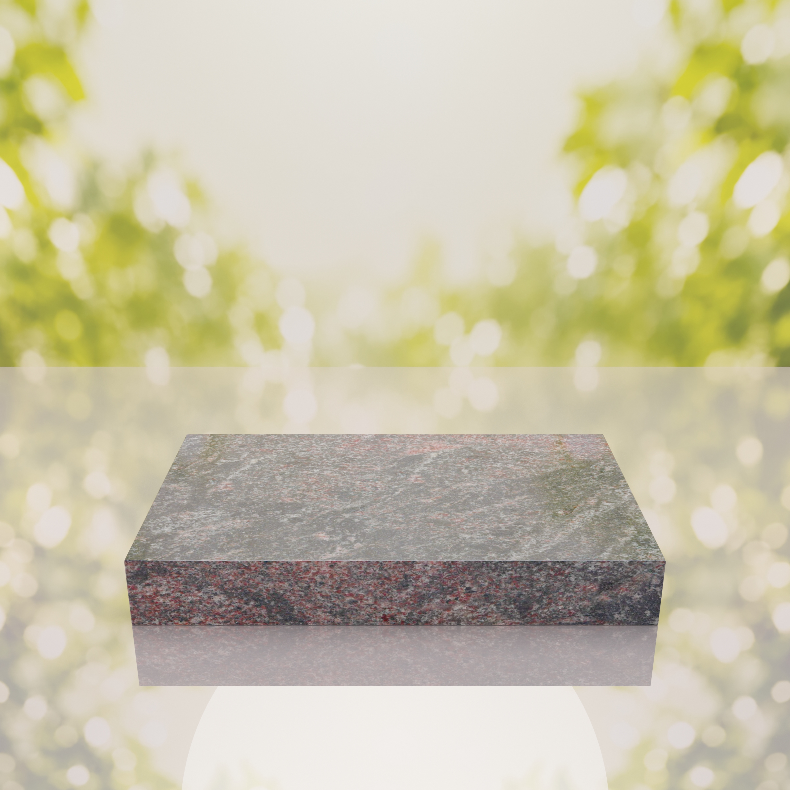 Classic Polished Flat Granite Grave Marker thumbnail 10