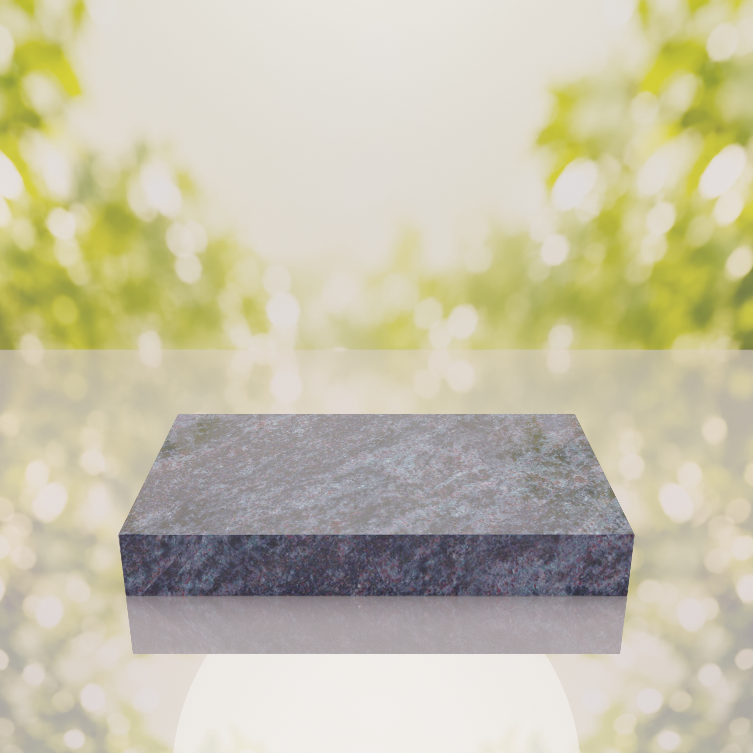 Classic Polished Flat Granite Grave Marker thumbnail 8