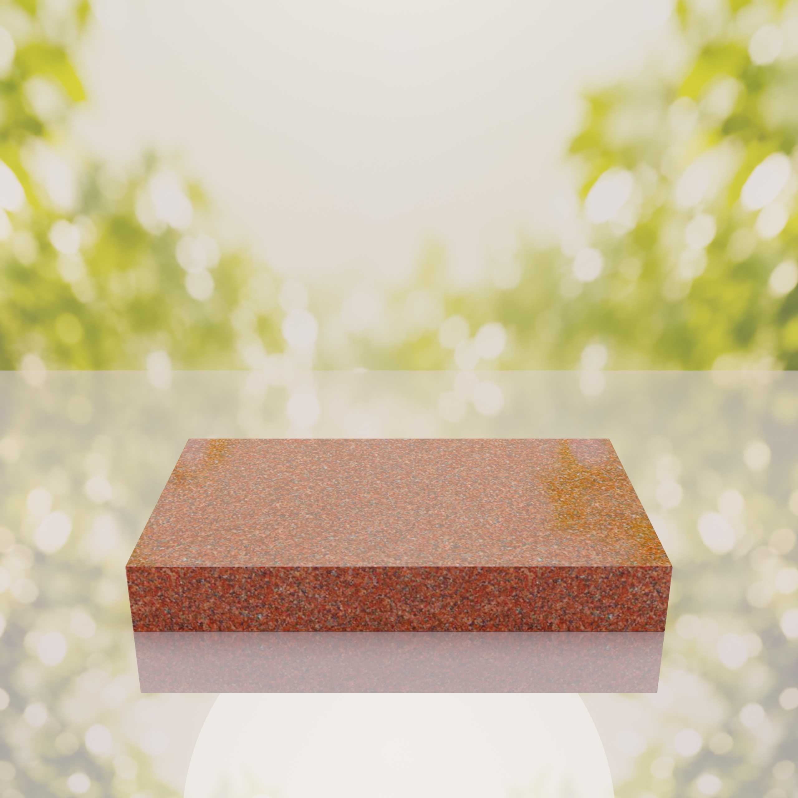 Classic Polished Flat Granite Grave Marker thumbnail 6