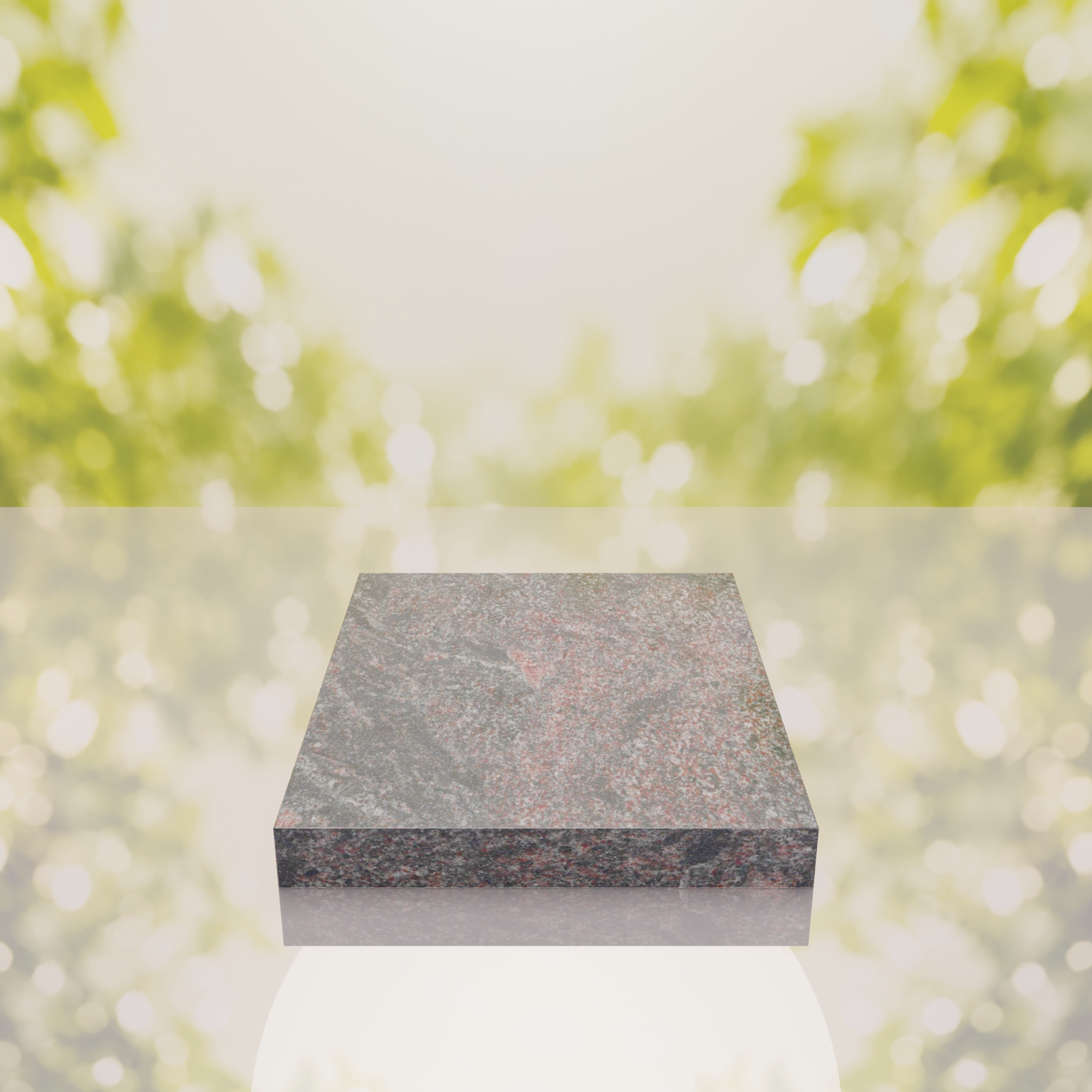 Classic Polished Half Ledger Granite Memorial thumbnail 6